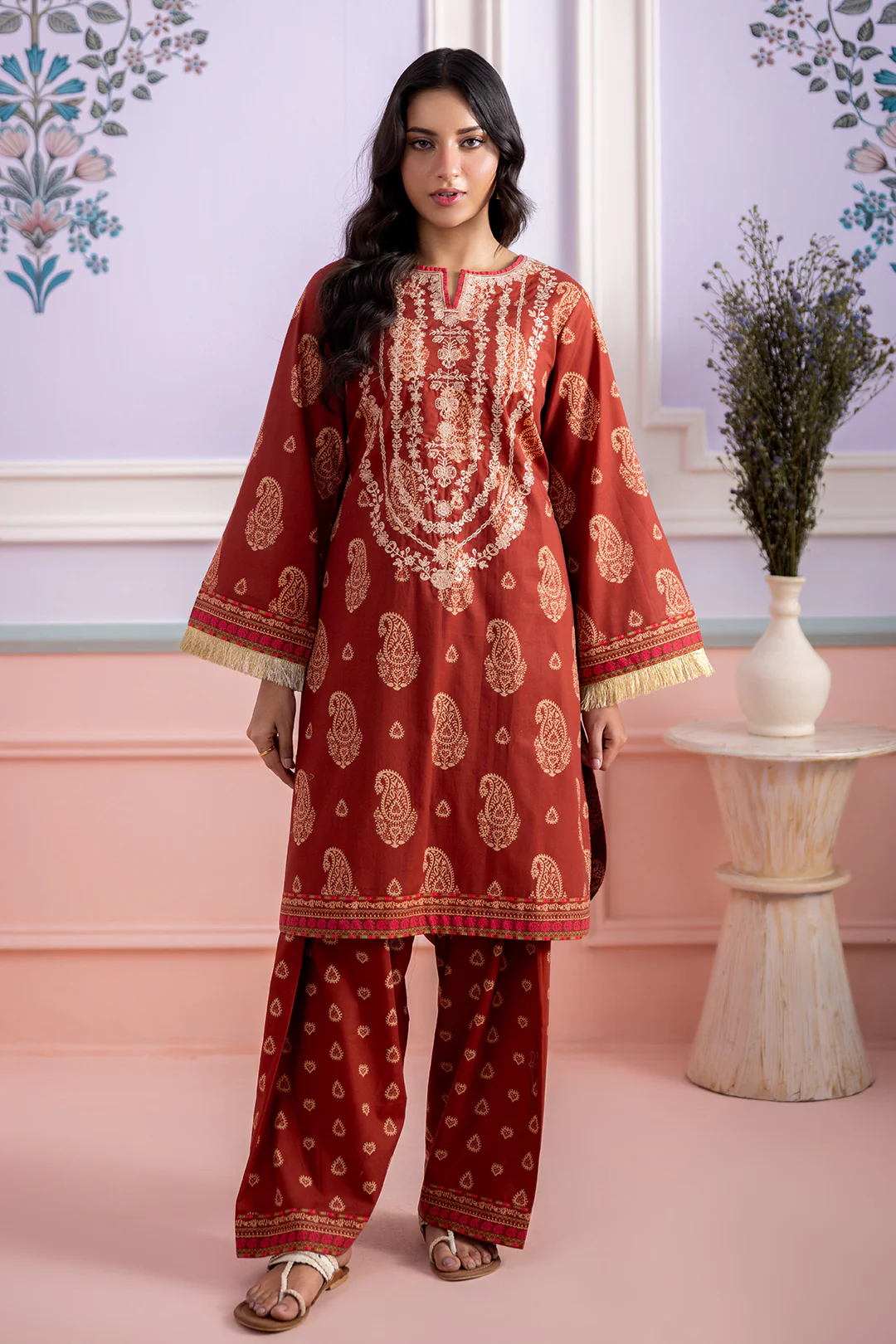 Embroidered Shirt Shalwar - 0529 - Image 3