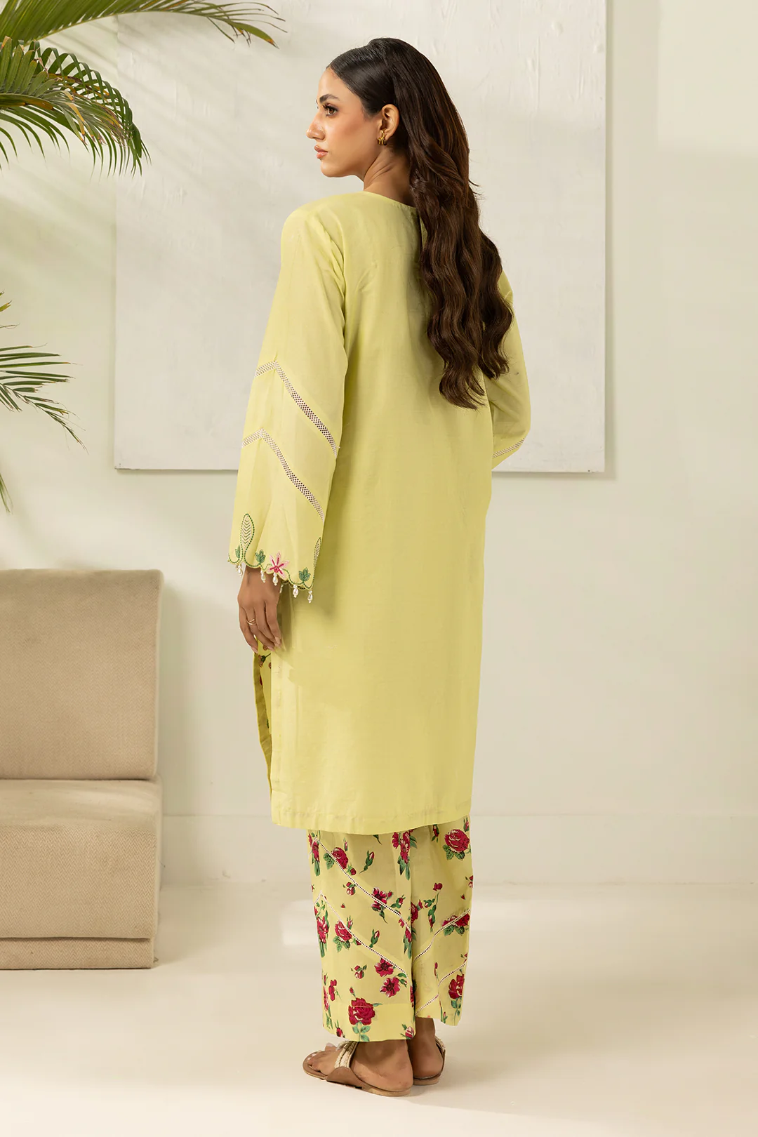 Embroidered Shirt Shalwar - 0532 - Image 9