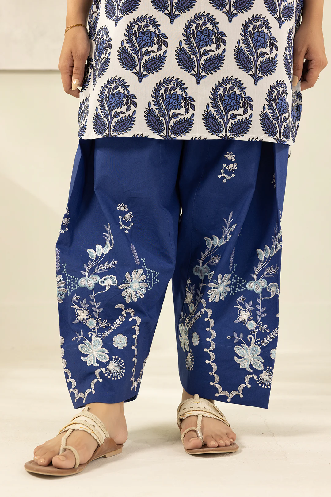 Embroidered Shirt Shalwar - 0602 - Image 8