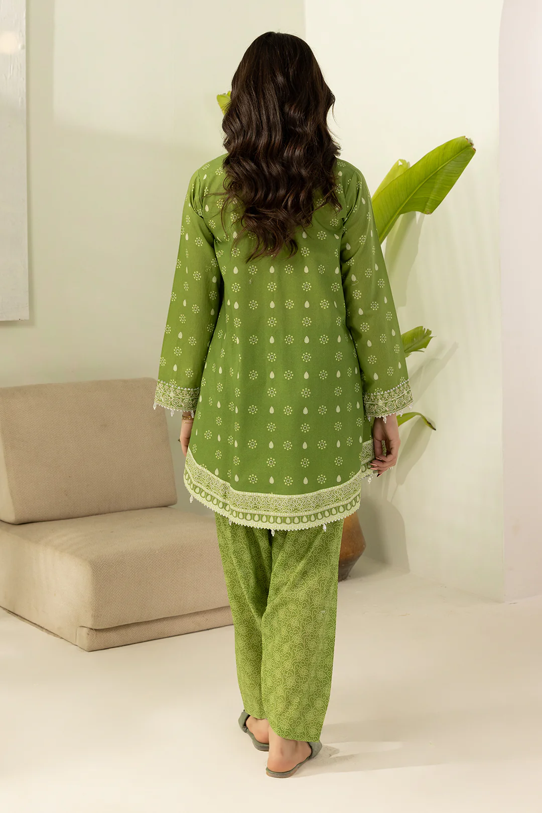 Embroidered Shirt Shalwar - 0603 - Image 6