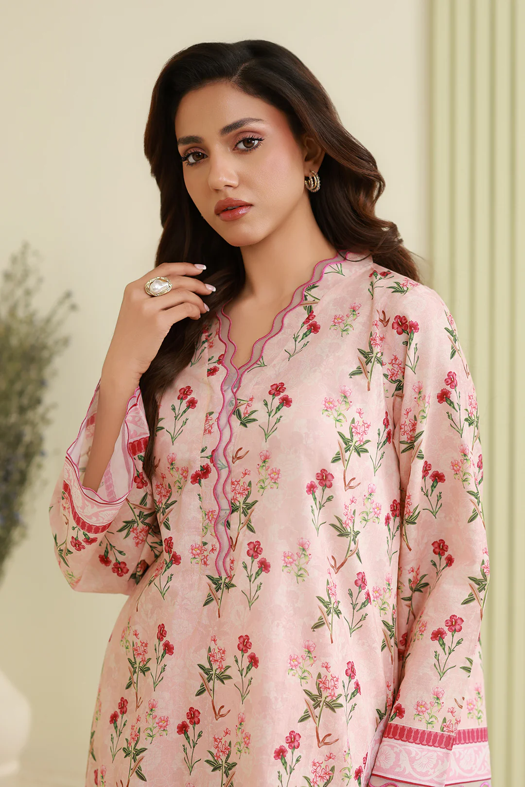 Embroidered Shirt Shalwar - 0744 - Image 3