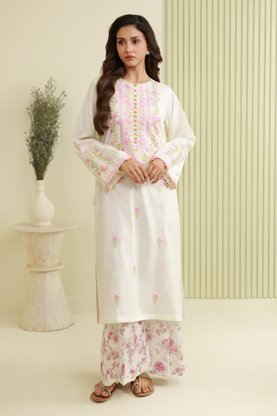 Embroidered Shirt Shalwar - 0810 - Image 4