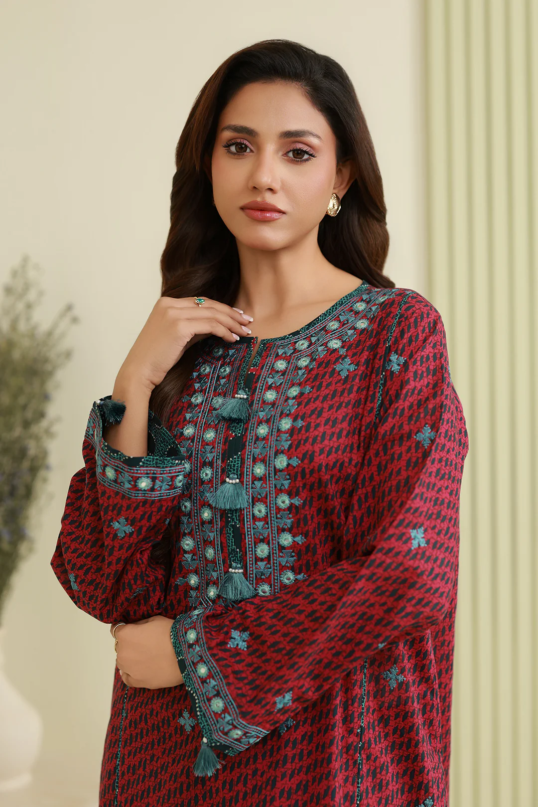 Embroidered Shirt Shalwar - 0870 - Image 3