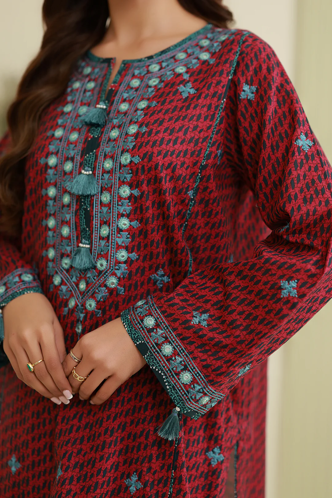 Embroidered Shirt Shalwar - 0870 - Image 5