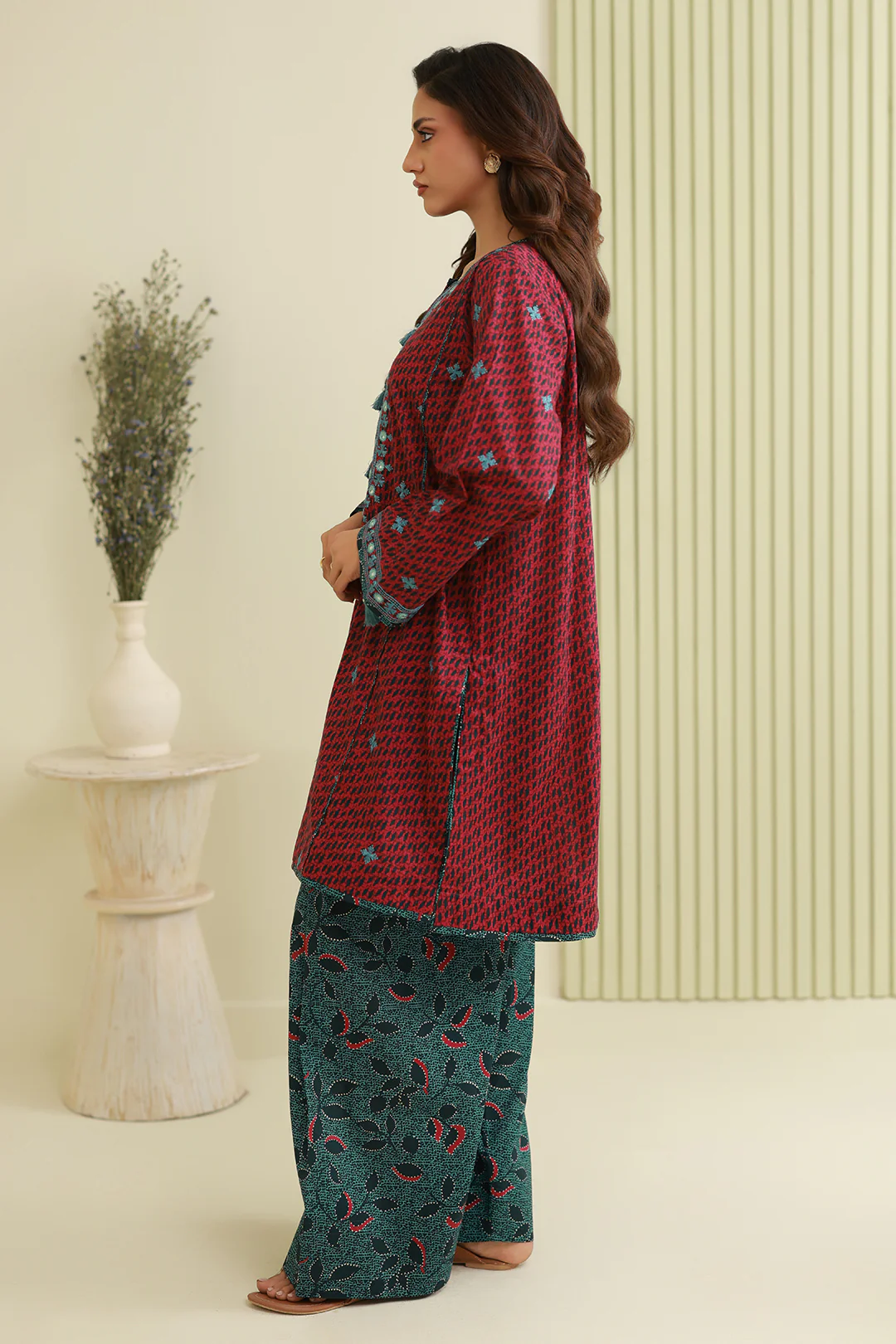 Embroidered Shirt Shalwar - 0870 - Image 6