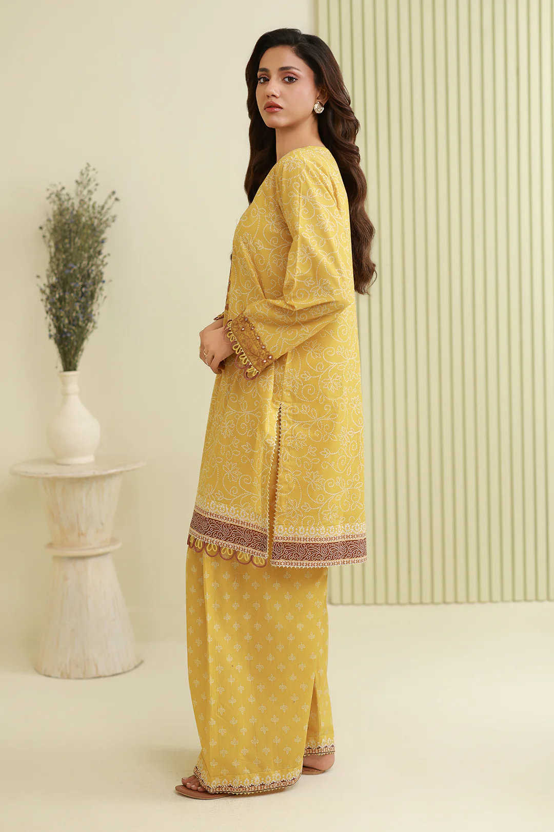 Embroidered Shirt Shalwar - 0872 - Image 5