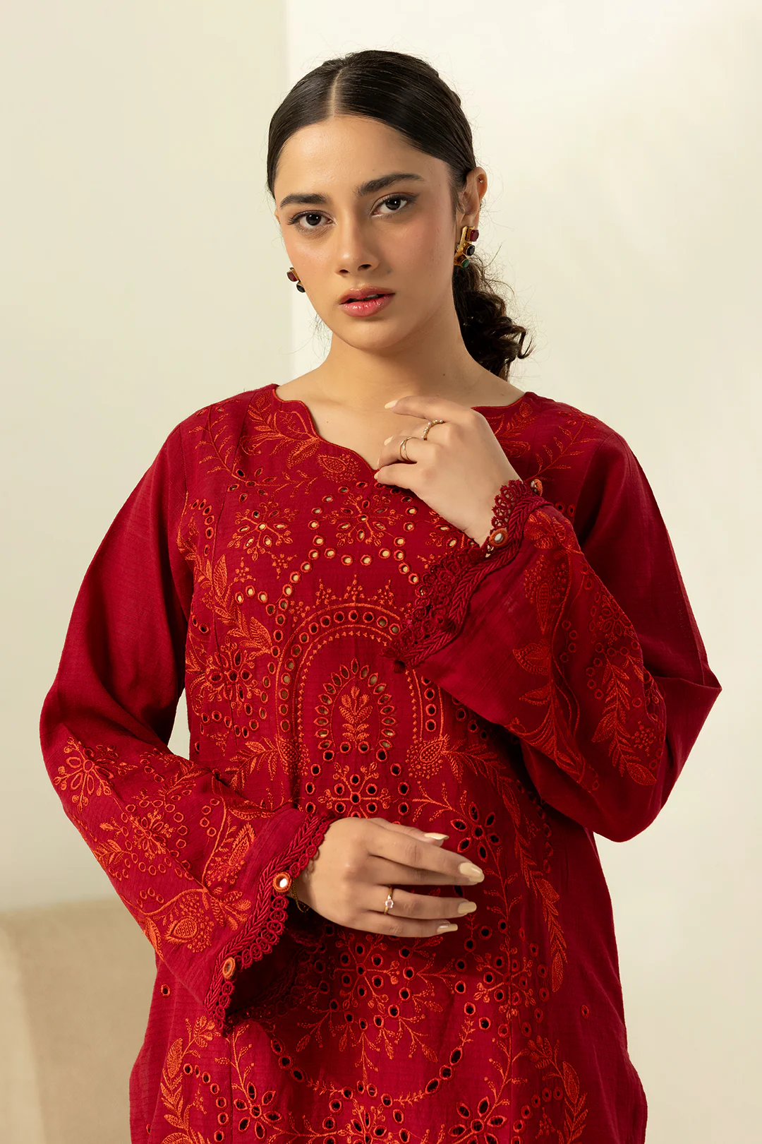 Embroidered Shirt Shalwar - 1181 - Image 3