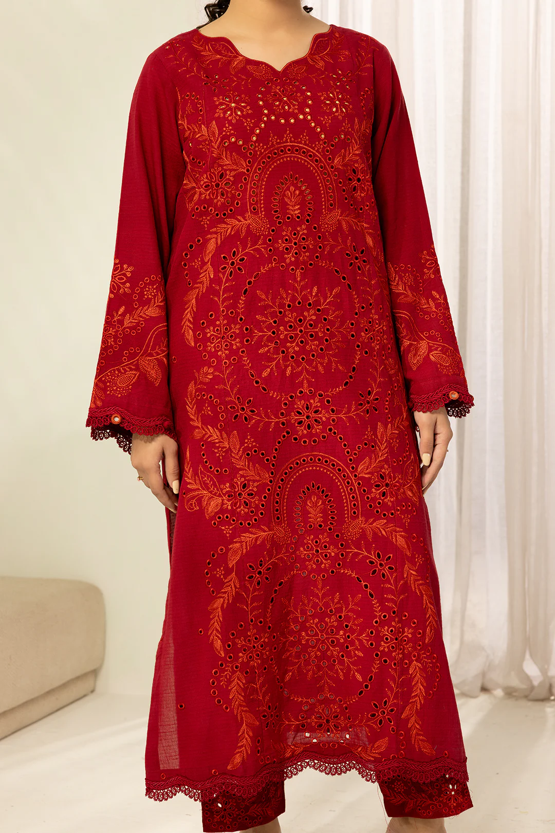 Embroidered Shirt Shalwar - 1181 - Image 6