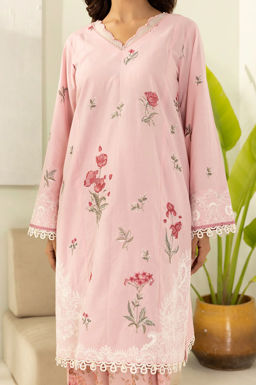 Embroidered Shirt Shalwar - 1183 - Image 6