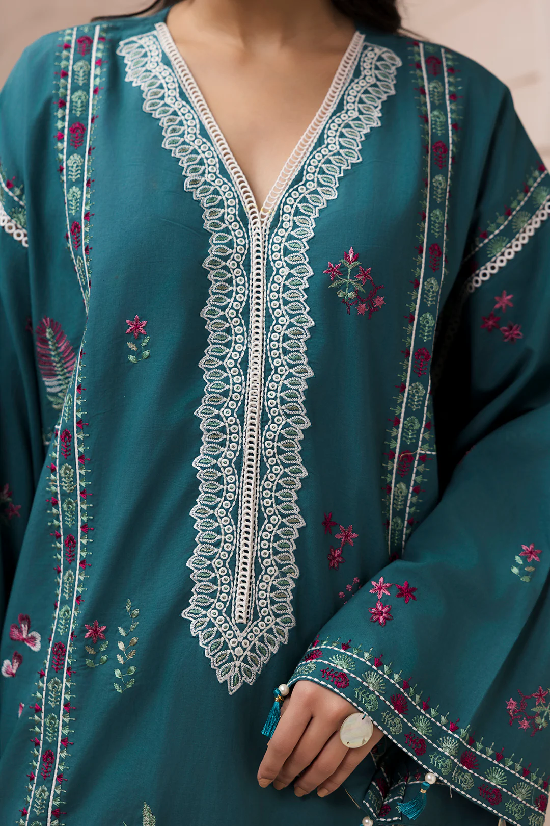 Embroidered Shirt Shalwar - 1185 - Image 6