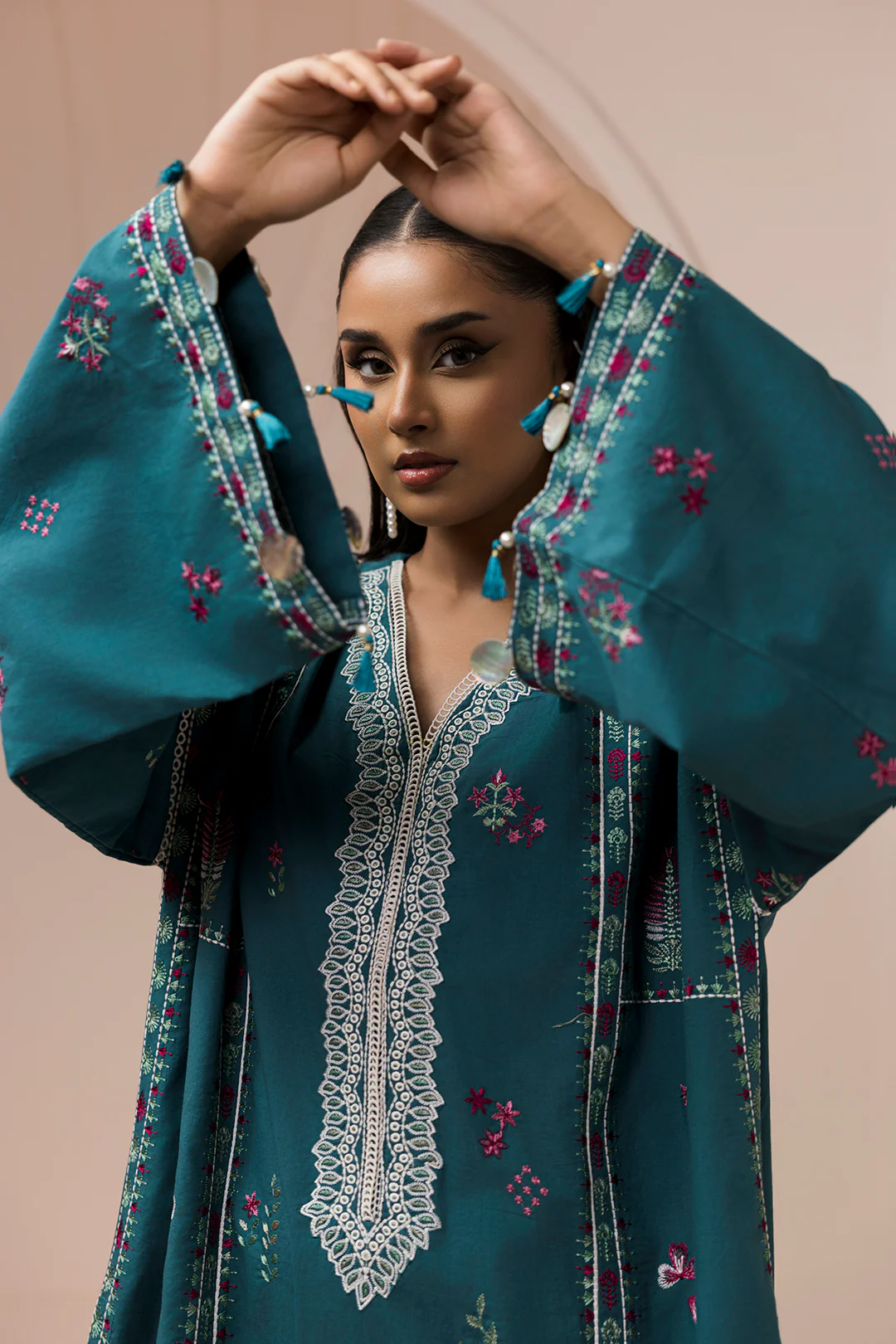 Embroidered Shirt Shalwar - 1185 - Image 7