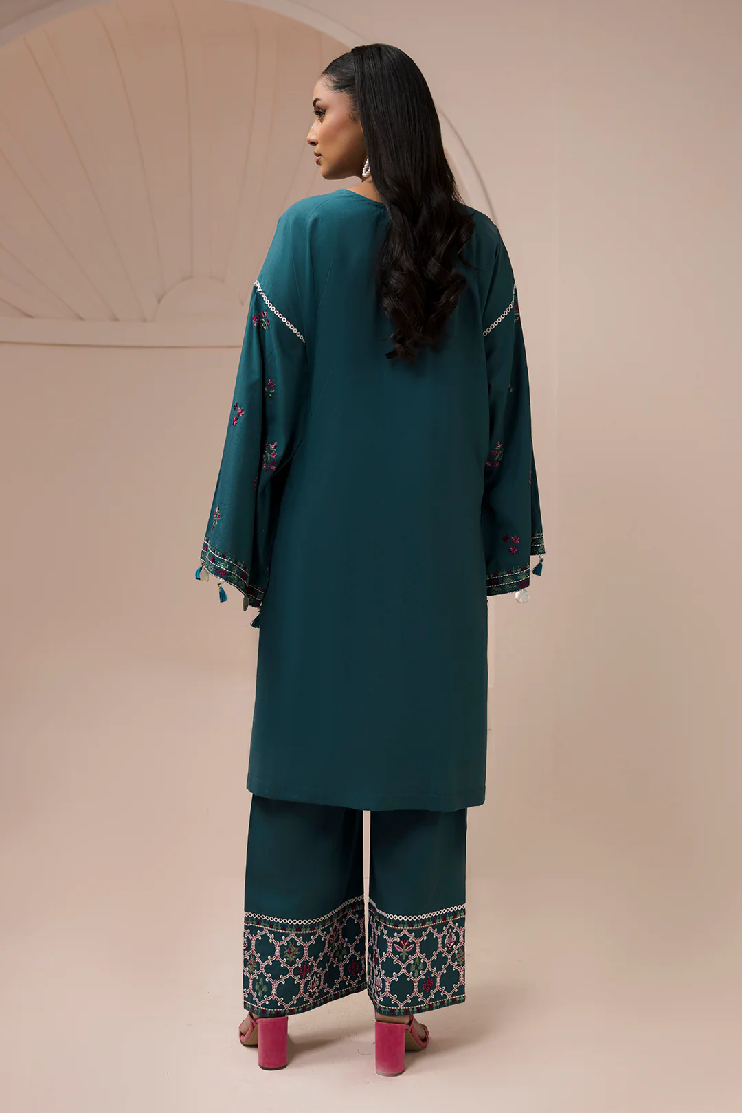 Embroidered Shirt Shalwar - 1185 - Image 9