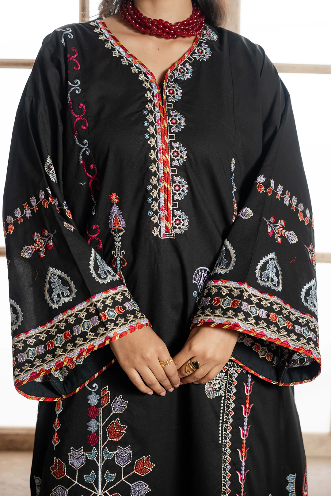 Embroidered Shirt Shalwar - 1187 - Image 5