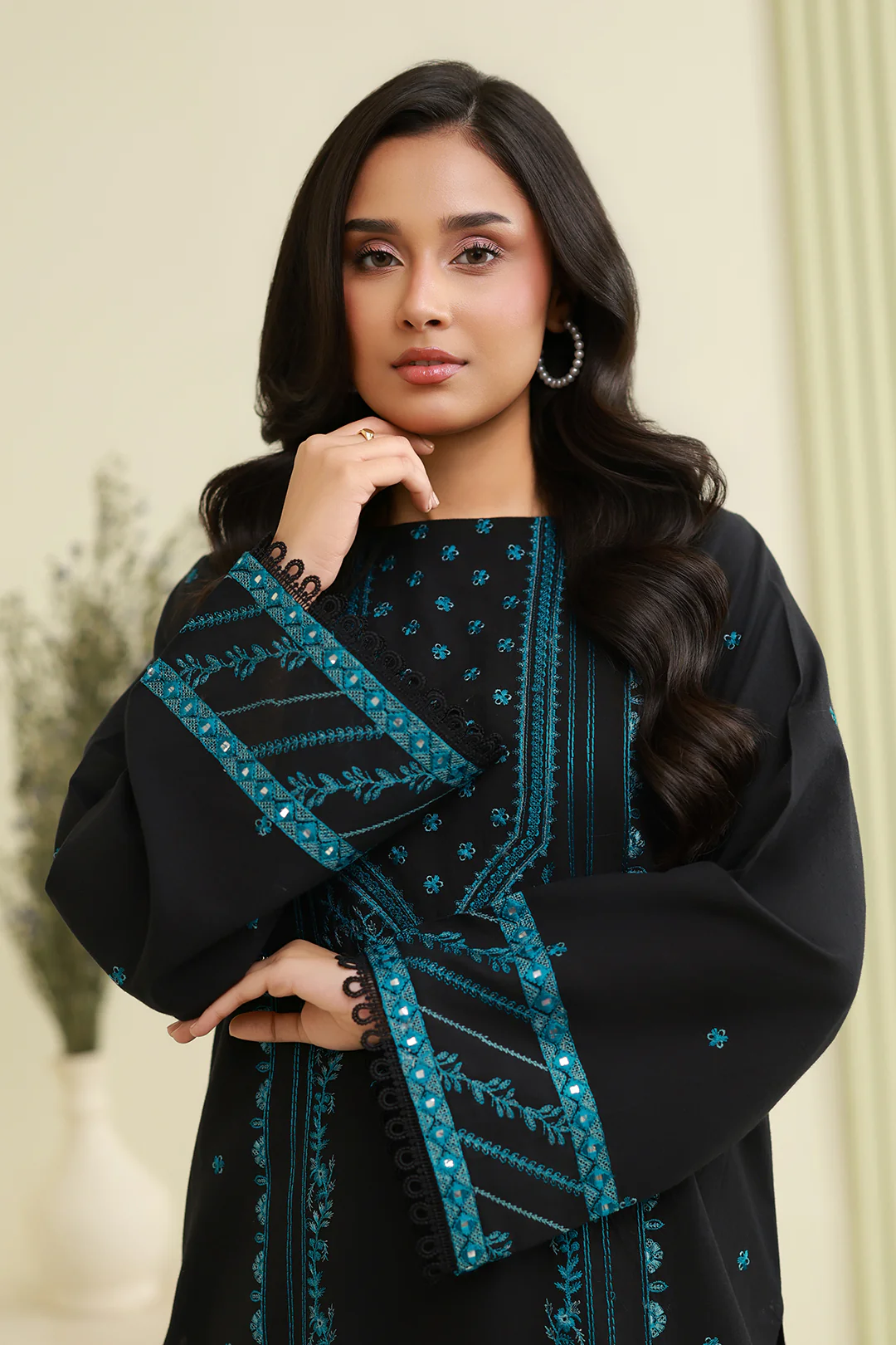 Embroidered Shirt Shalwar - 1197