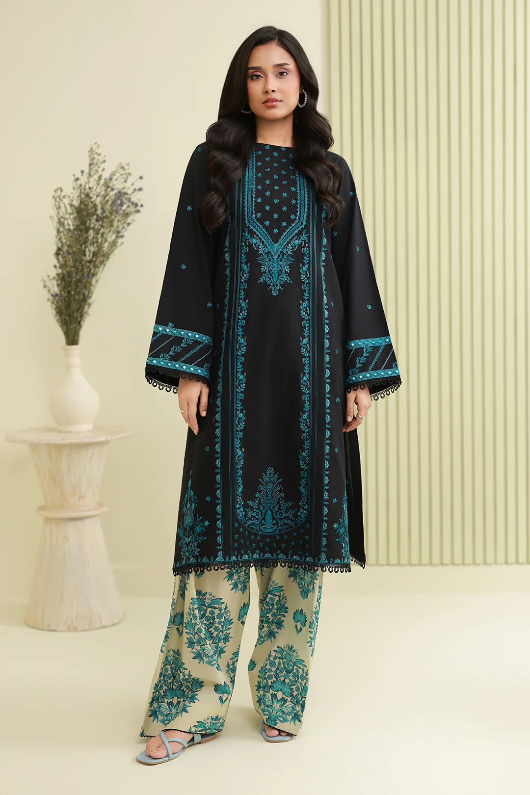 Embroidered Shirt Shalwar - 1197 - Image 2