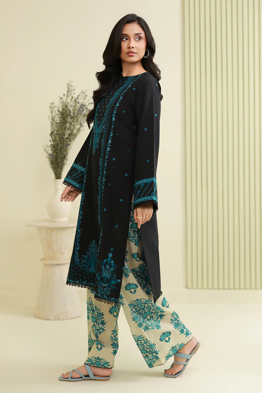 Embroidered Shirt Shalwar - 1197 - Image 6