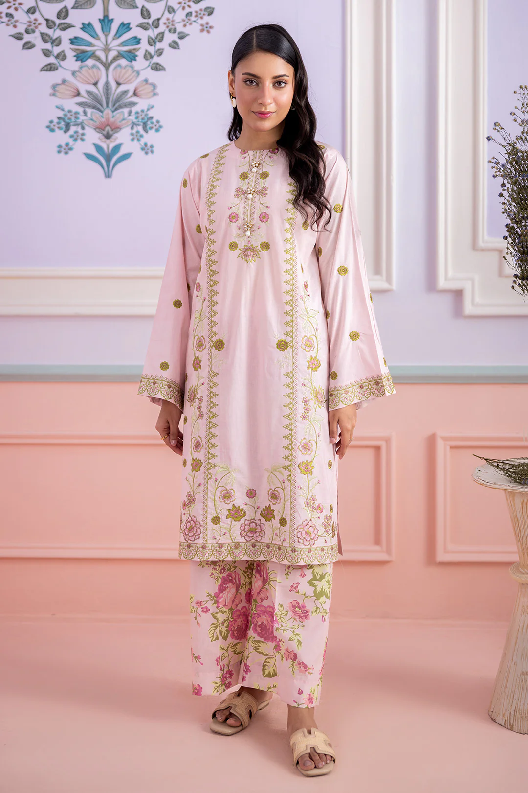 Embroidered Shirt Shalwar - 1199 - Image 2
