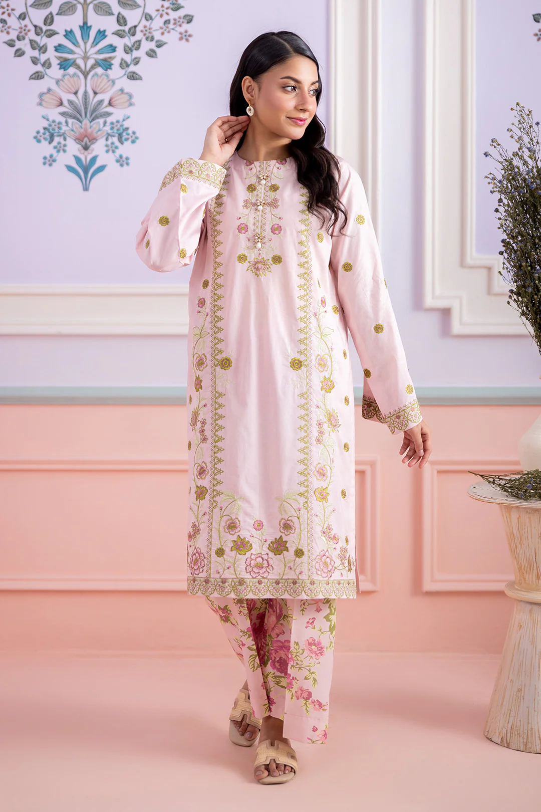 Embroidered Shirt Shalwar - 1199 - Image 4