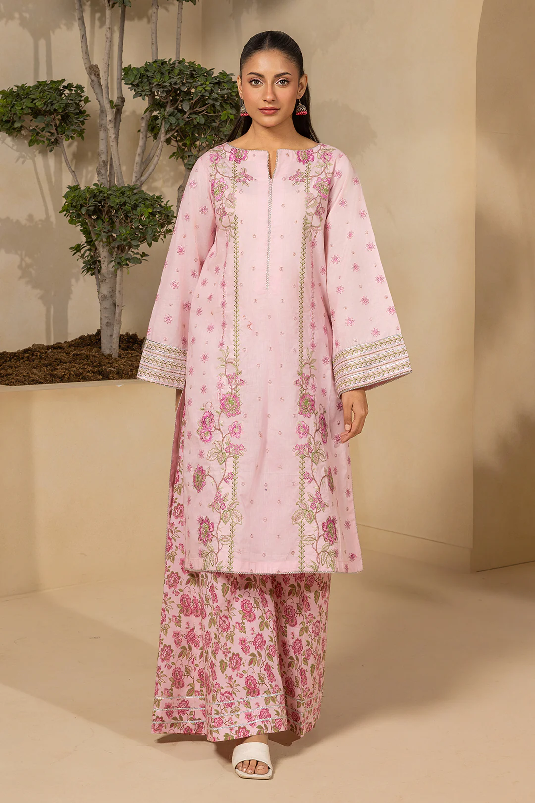 Embroidered Shirt Shalwar - 1201 - Image 2
