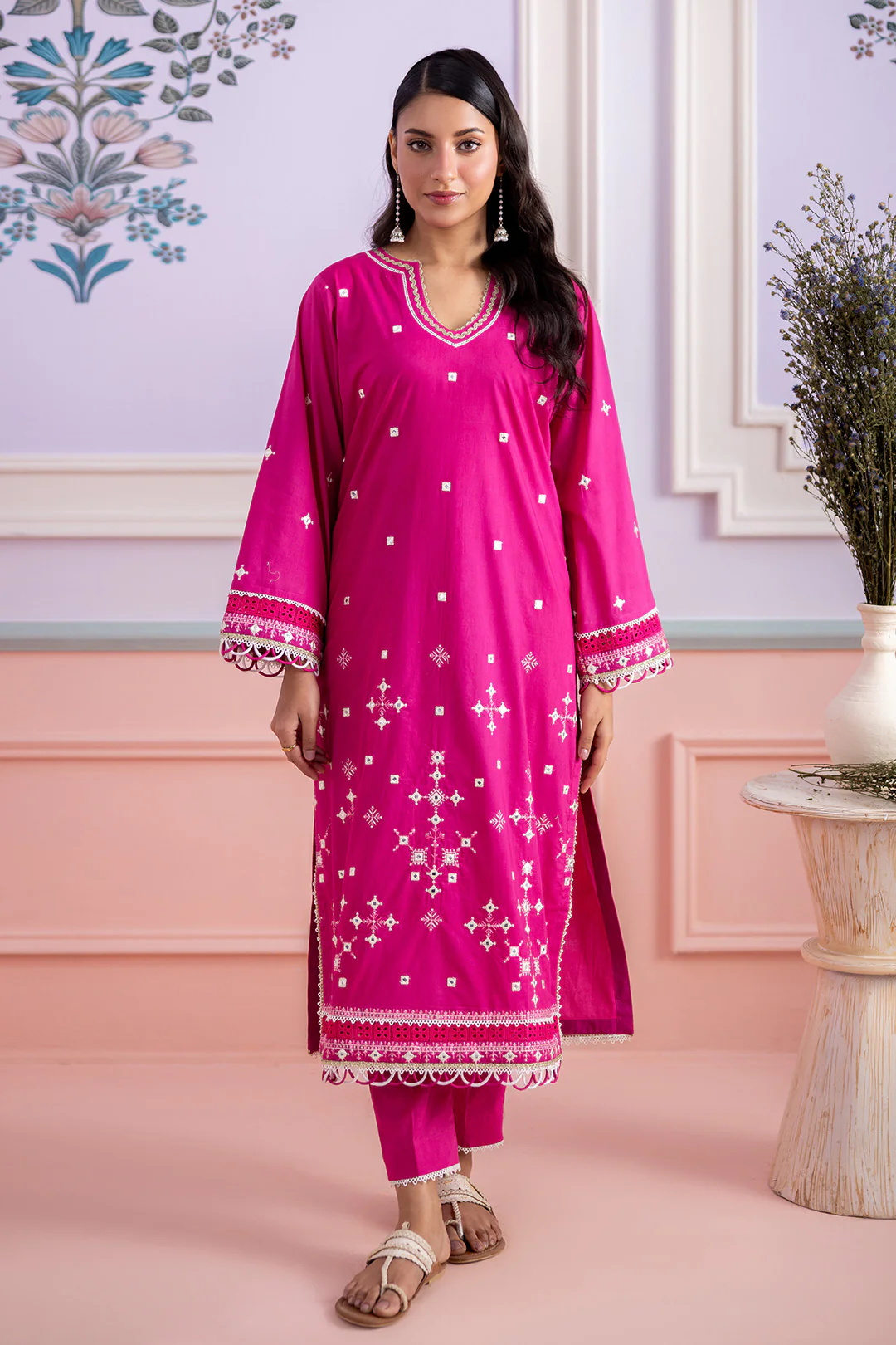 Embroidered Shirt Shalwar - 1202 - Image 4
