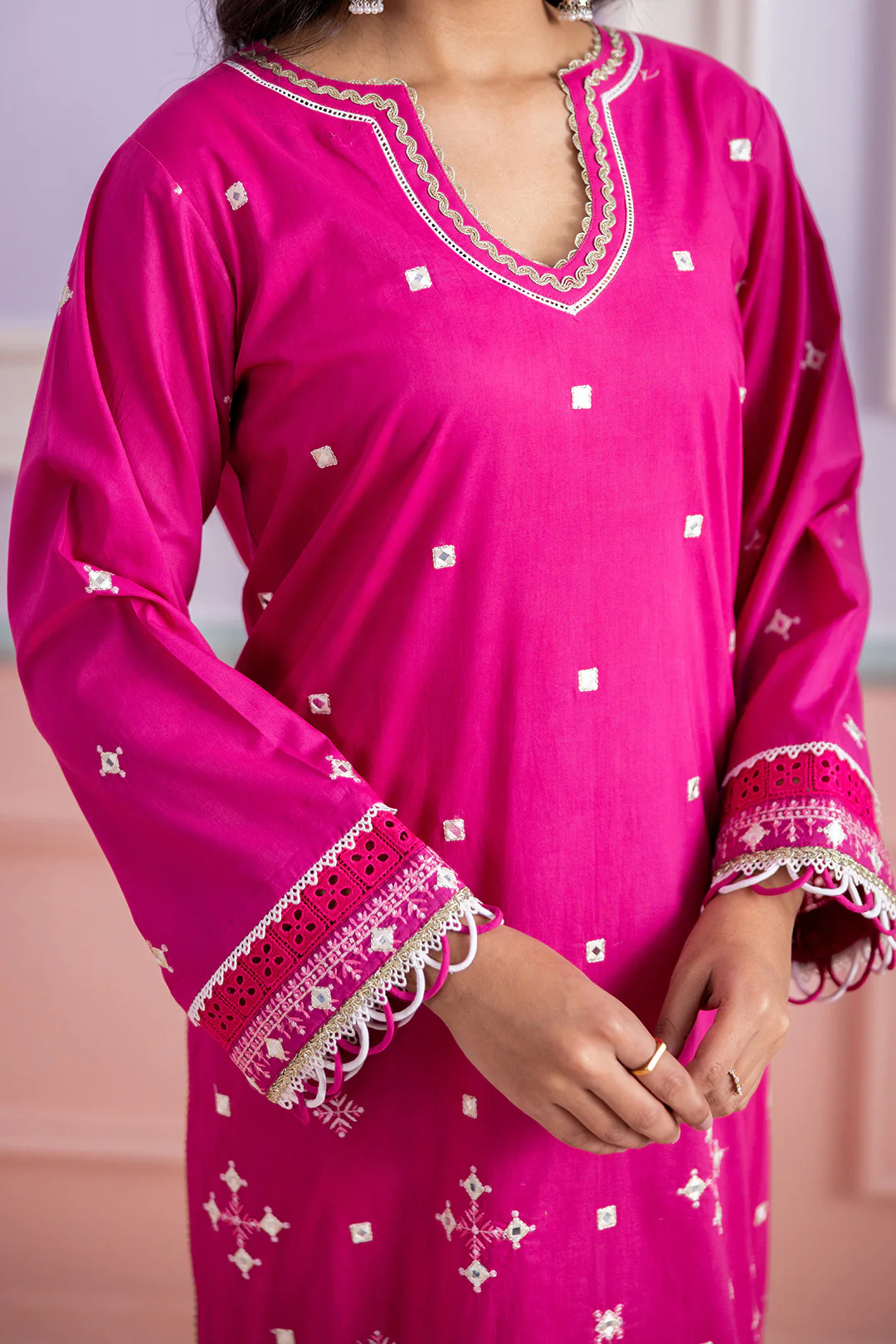 Embroidered Shirt Shalwar - 1202 - Image 5