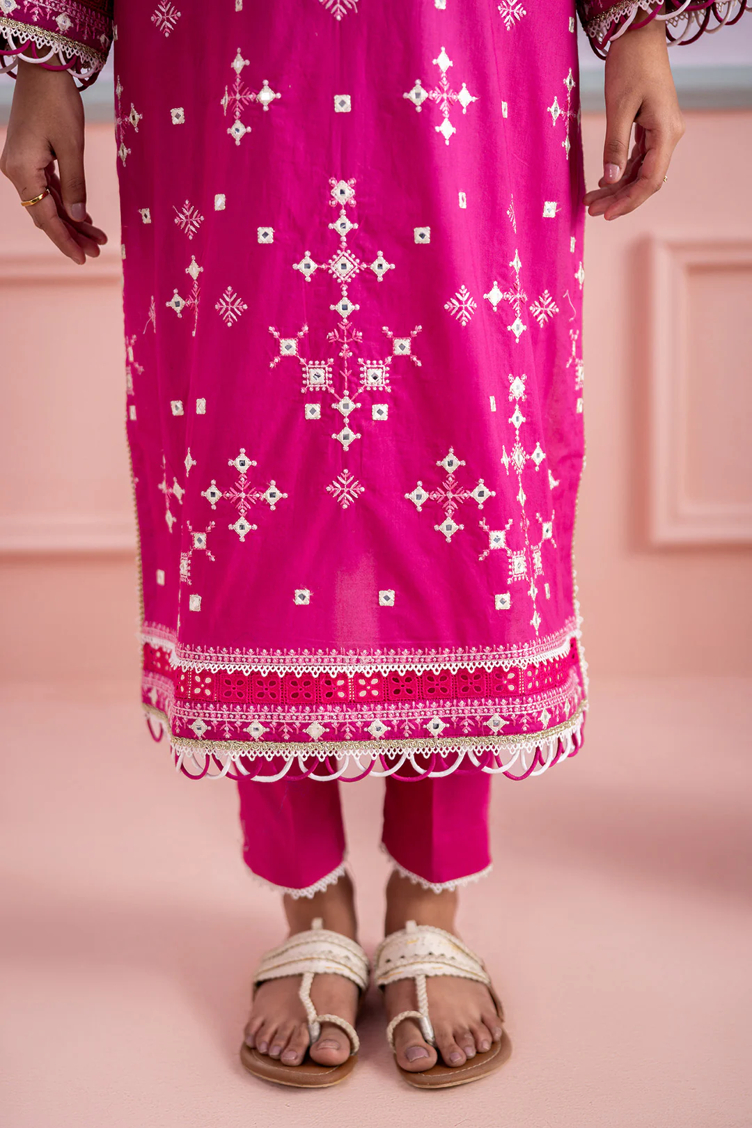 Embroidered Shirt Shalwar - 1202 - Image 6