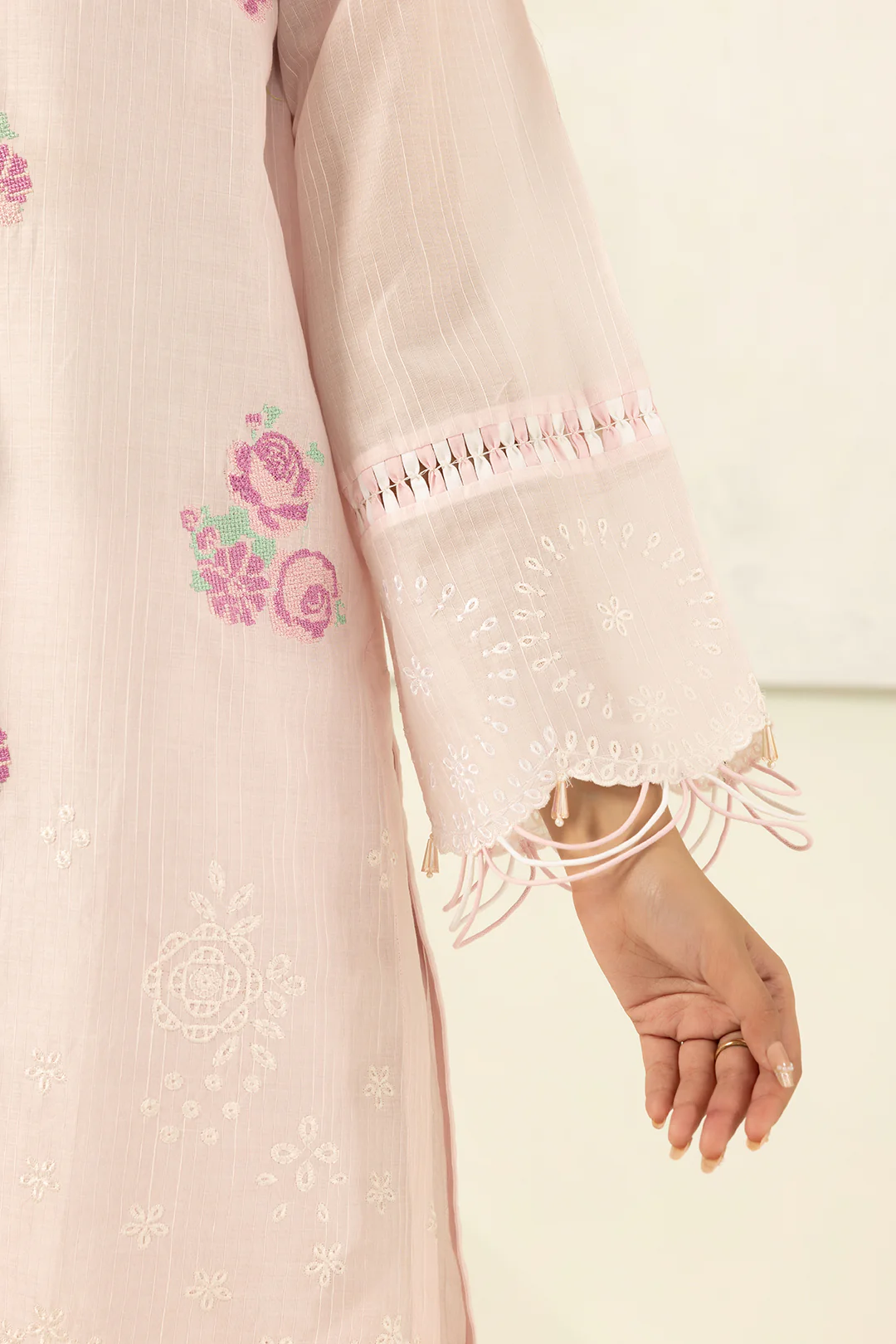 Embroidered Shirt Shalwar - 1204 - Image 6