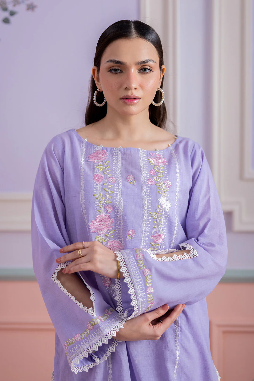 Embroidered Shirt Shalwar - 1212 - Image 5