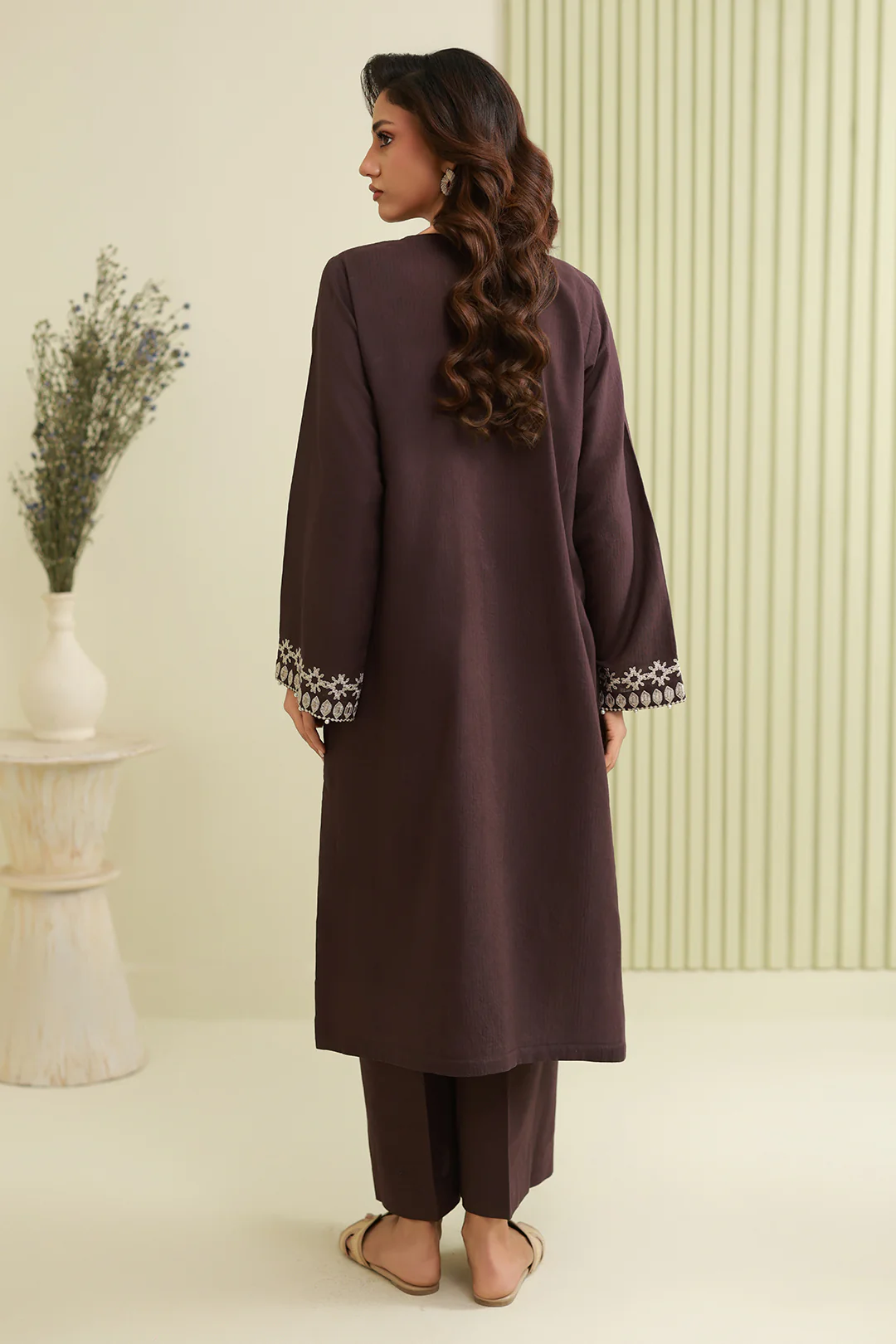 Embroidered Shirt Shalwar - 1216 - Image 9