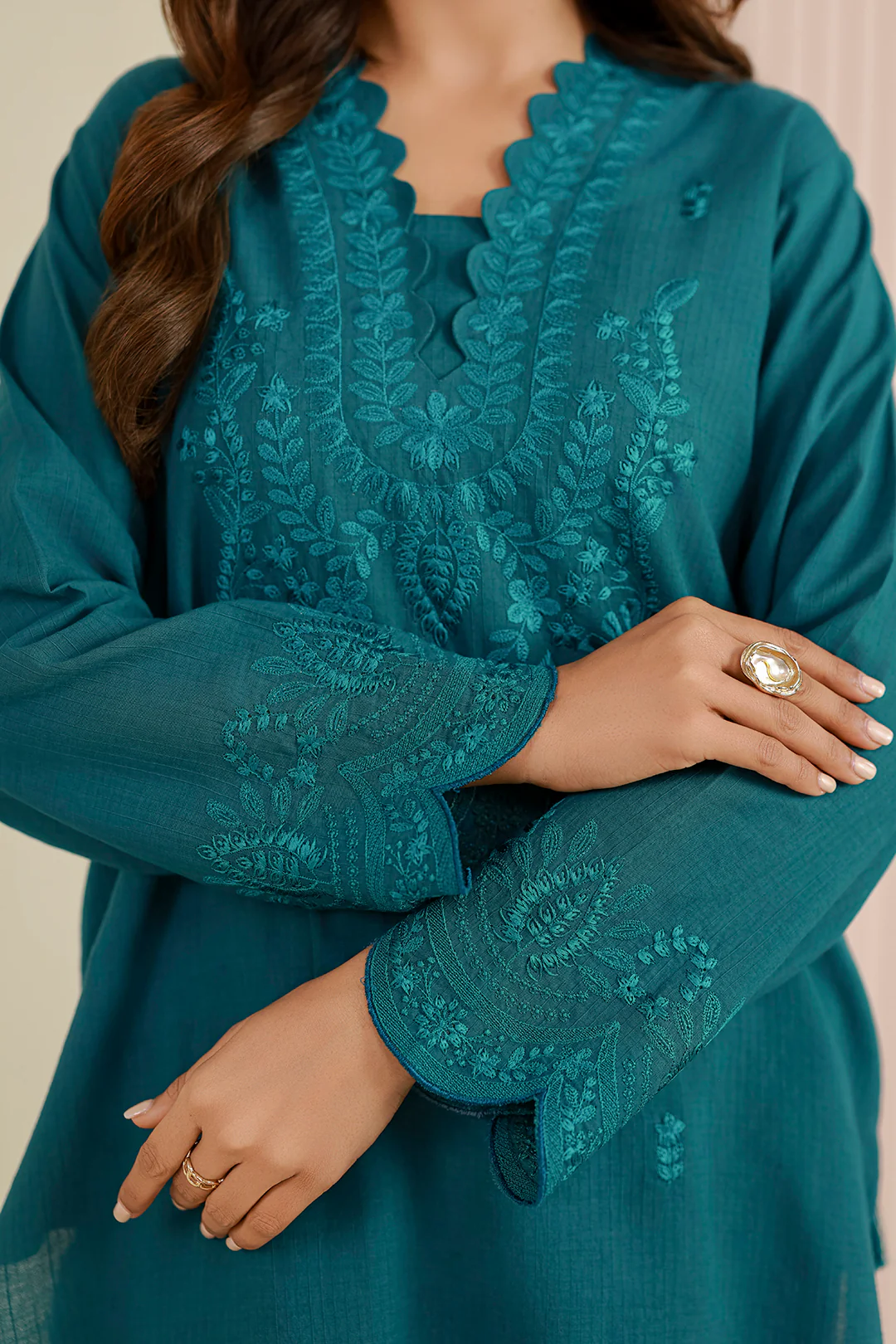 Embroidered Shirt Shalwar - 1220 - Image 5