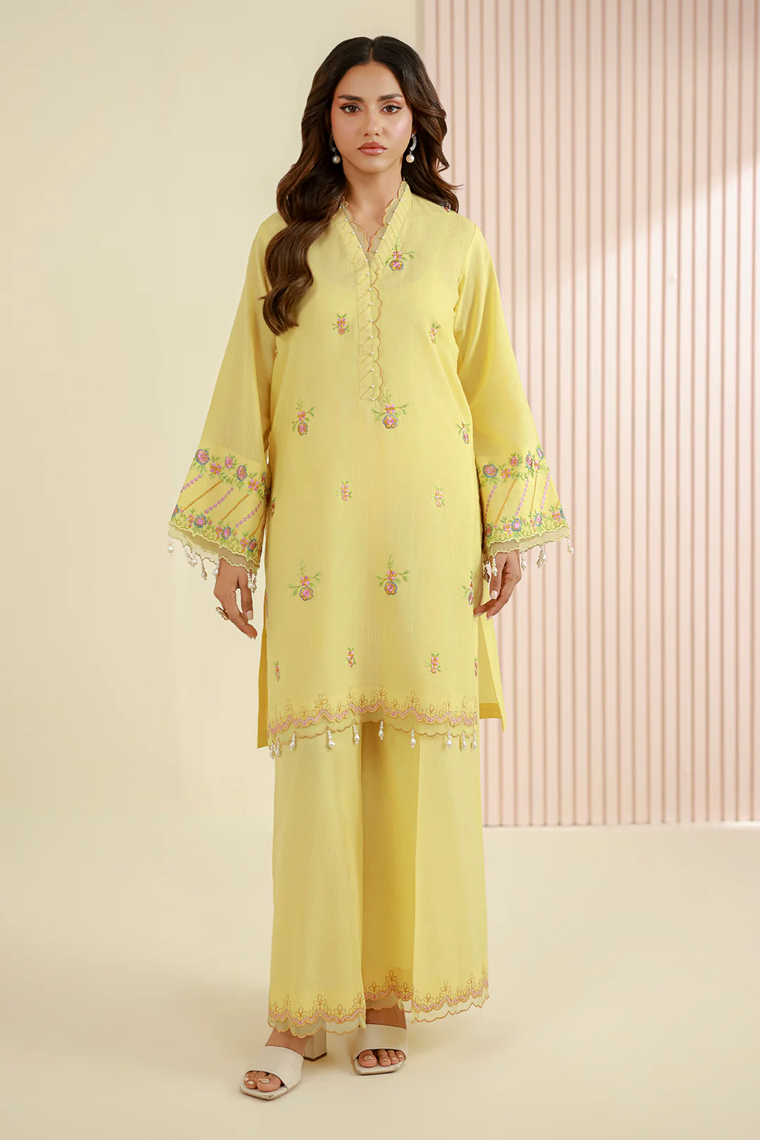 Embroidered Shirt Shalwar - 1224 - Image 4