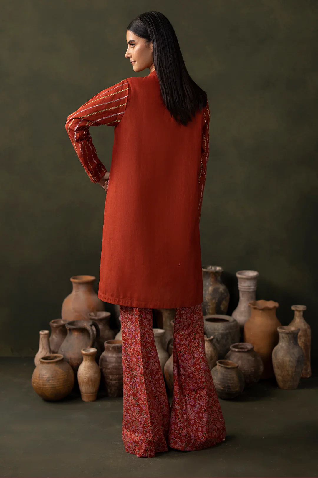 Embroidered Shirt Shalwar - 0267 - Image 5