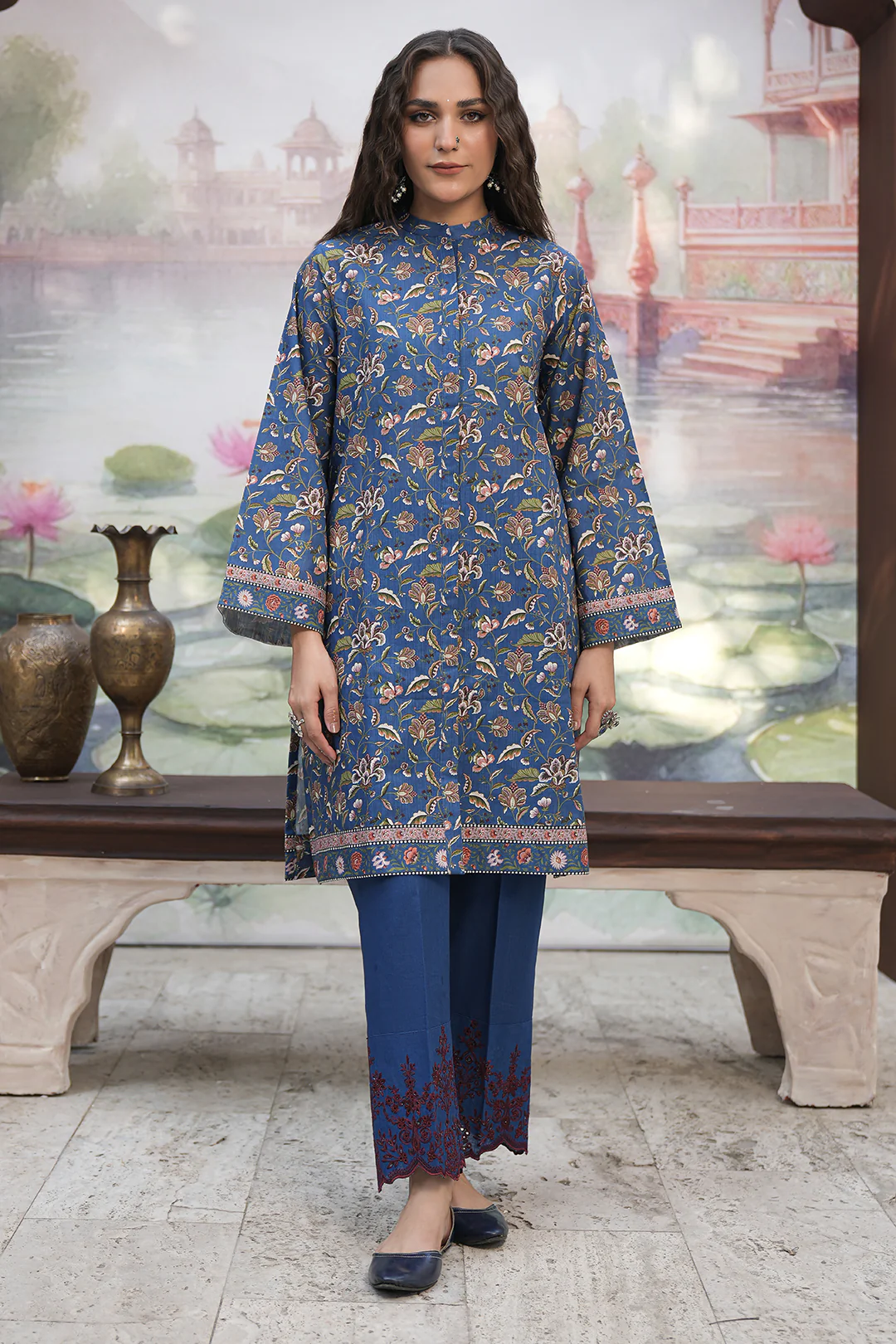 Embroidered Shirt Shalwar - 0353 - Image 2