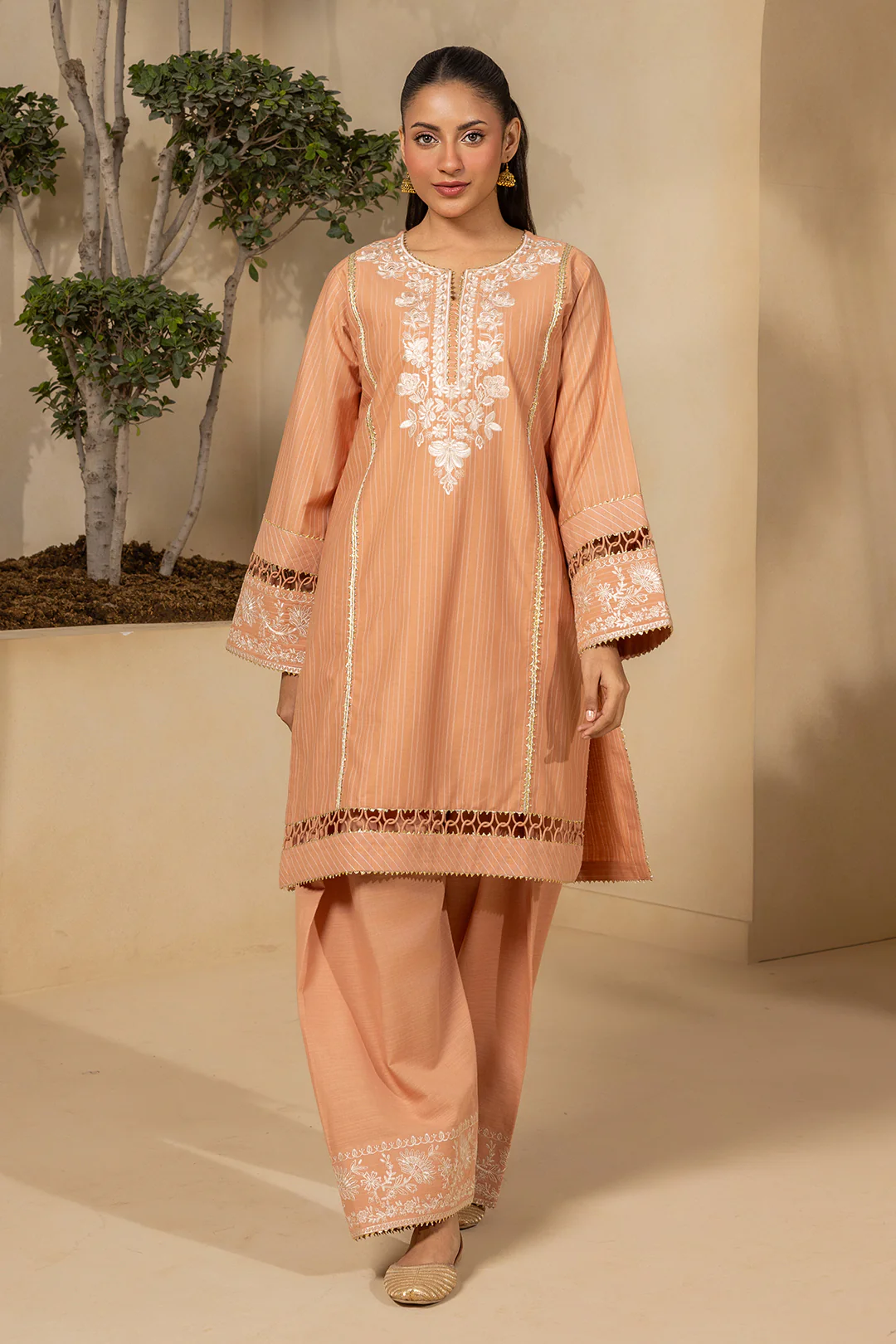 Embroidered Shirt Shalwar - 0539 - Image 2