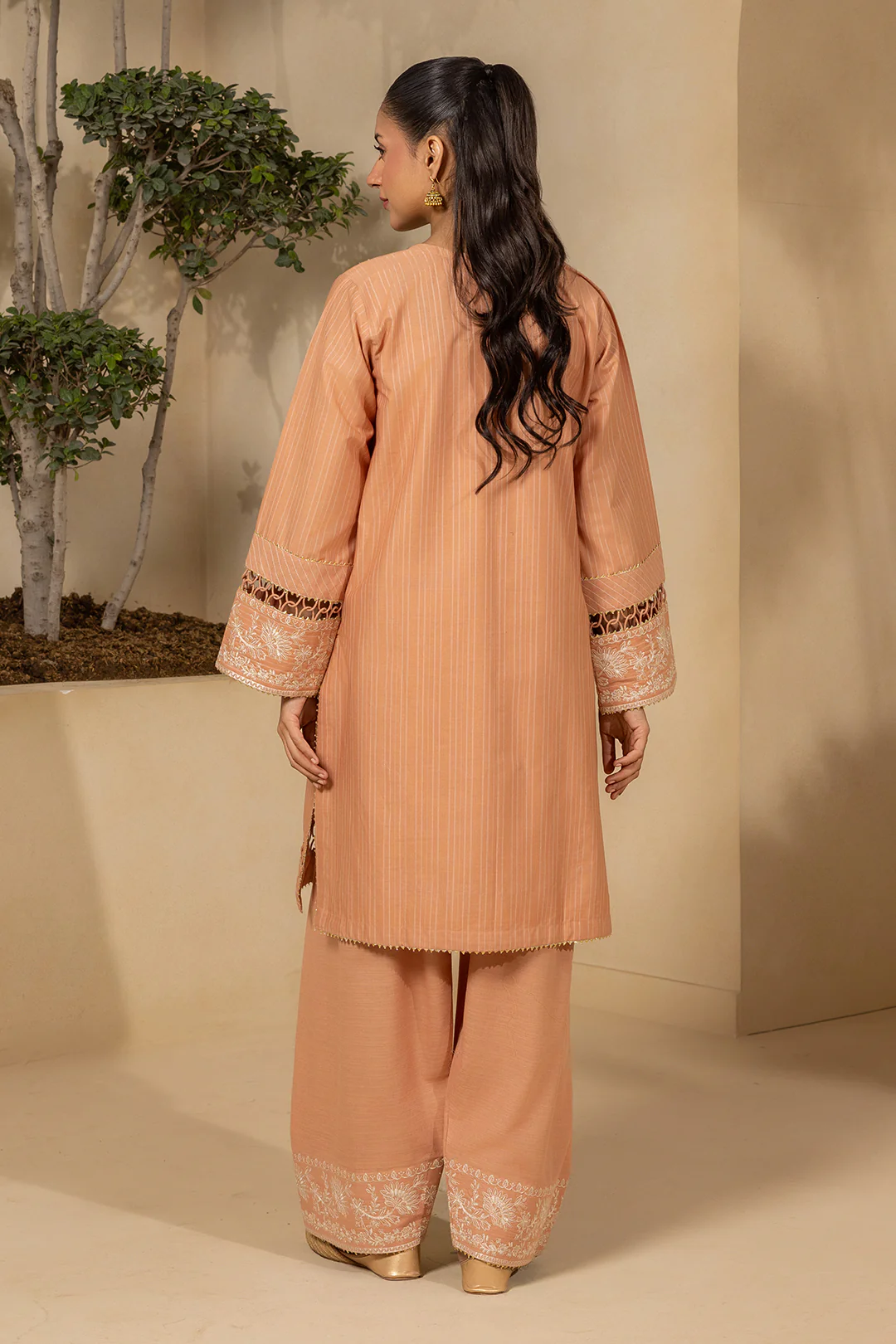 Embroidered Shirt Shalwar - 0539 - Image 6
