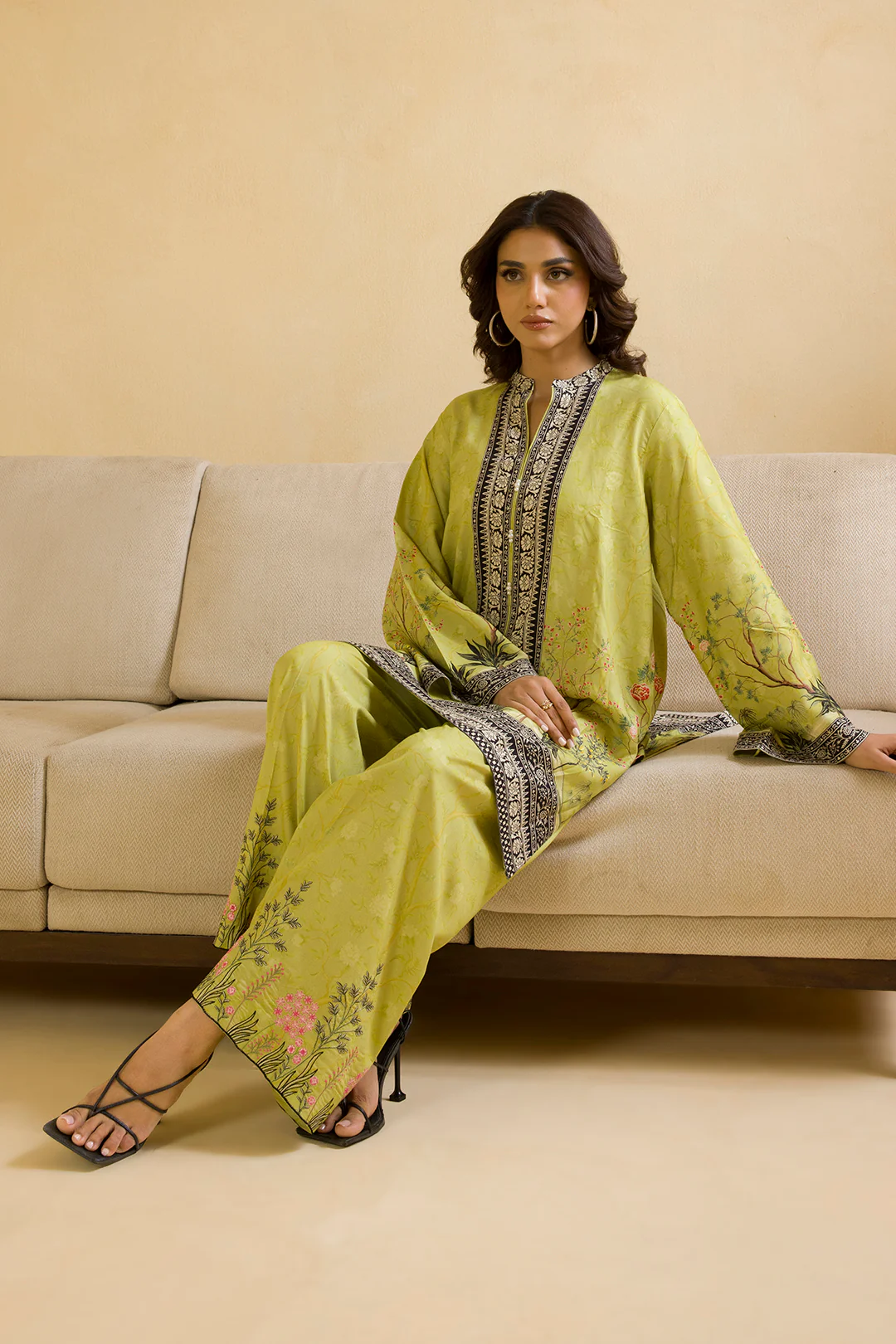Embroidered Shirt Shalwar - 0092 - Image 6