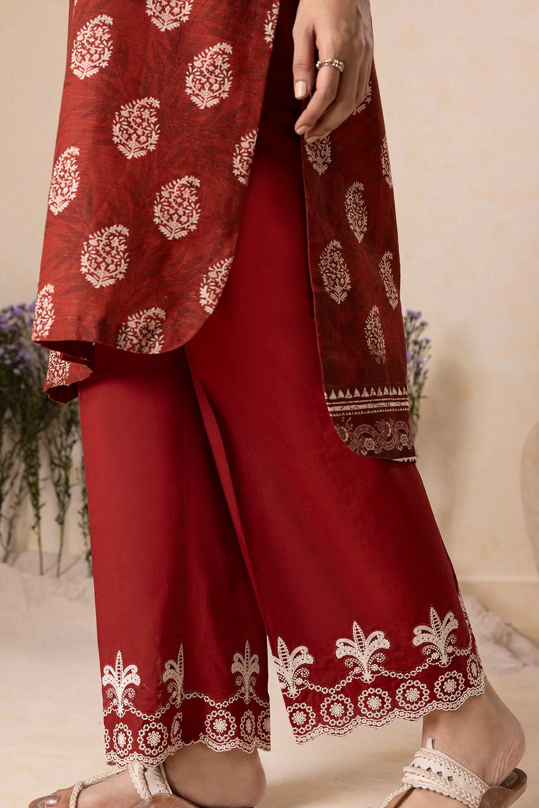 Embroidered Shirt Shalwar - 0131 - Image 8