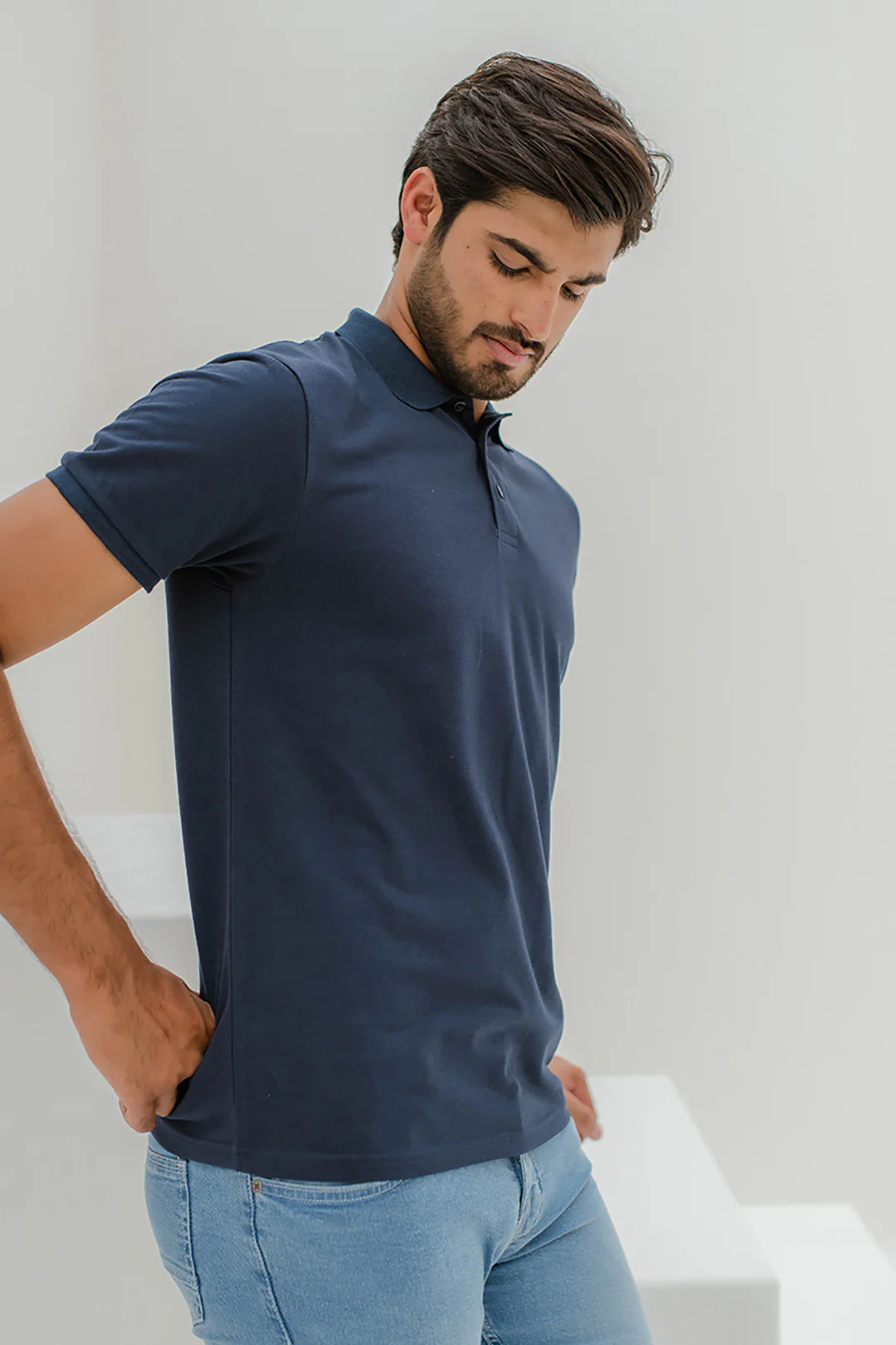 Basic Polo Shirt - 3003 - Image 3