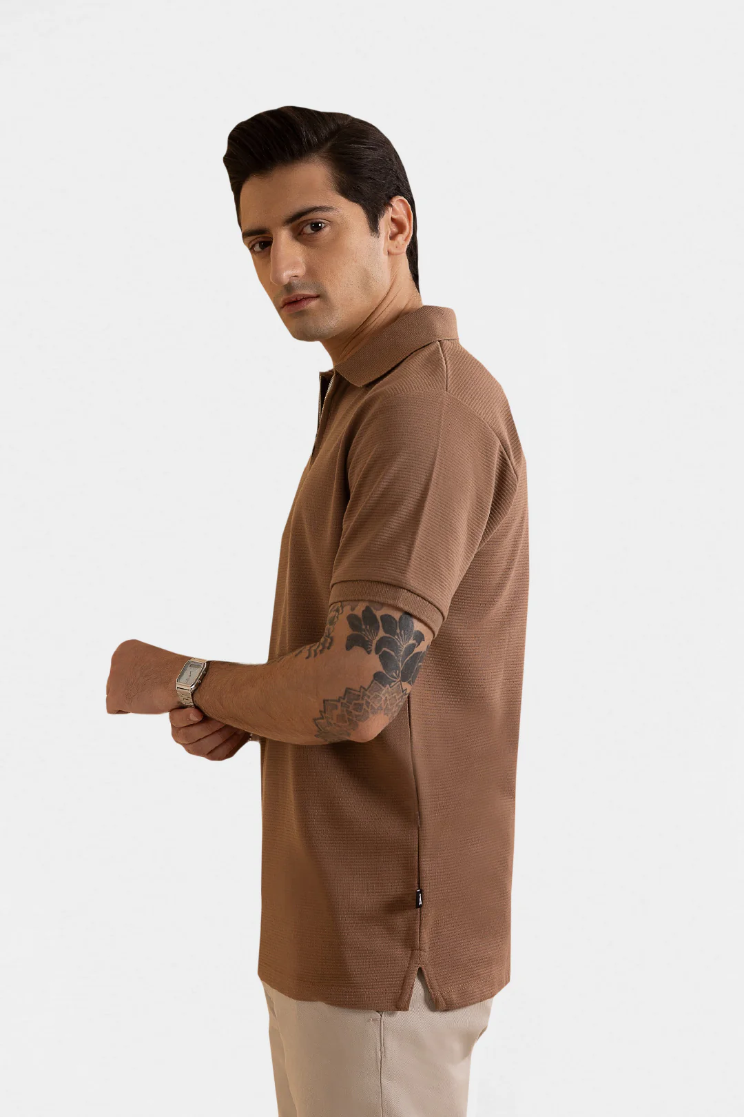 Ottoman Zipper Polo - 5001 - Image 5