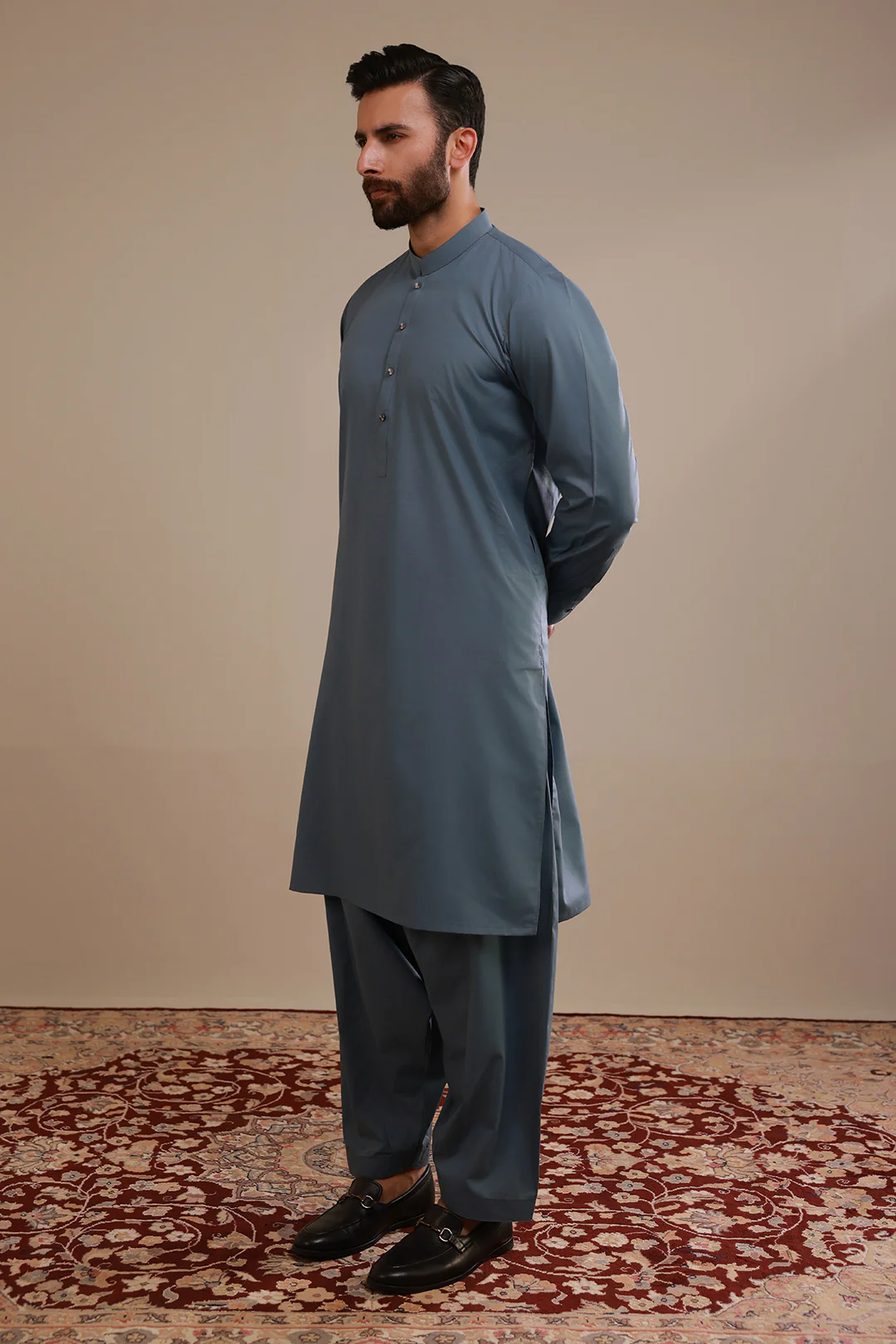 Slub Textured Shalwar Kameez - 2612 - Image 6