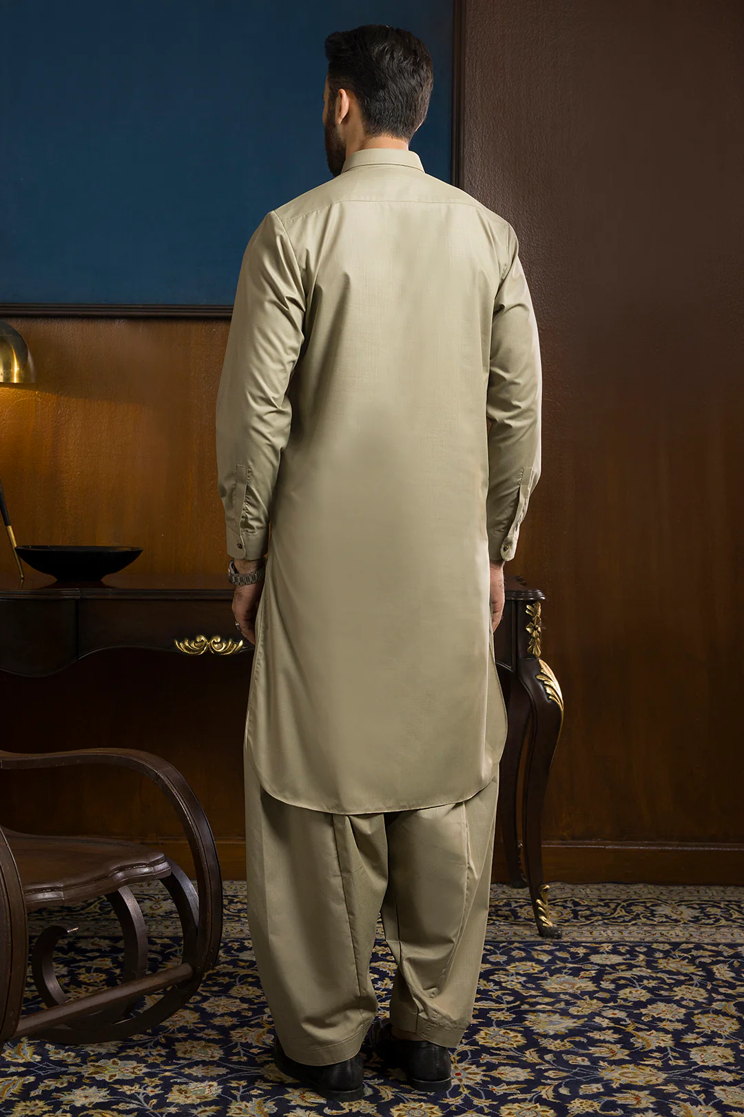 Slub Textured Shalwar Kameez - 9118 - Image 7
