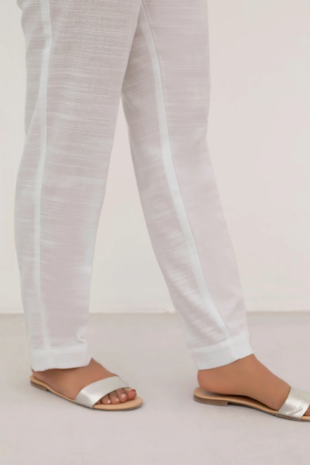 Straight Trouser Khaddar Off White - 0003 - Image 2