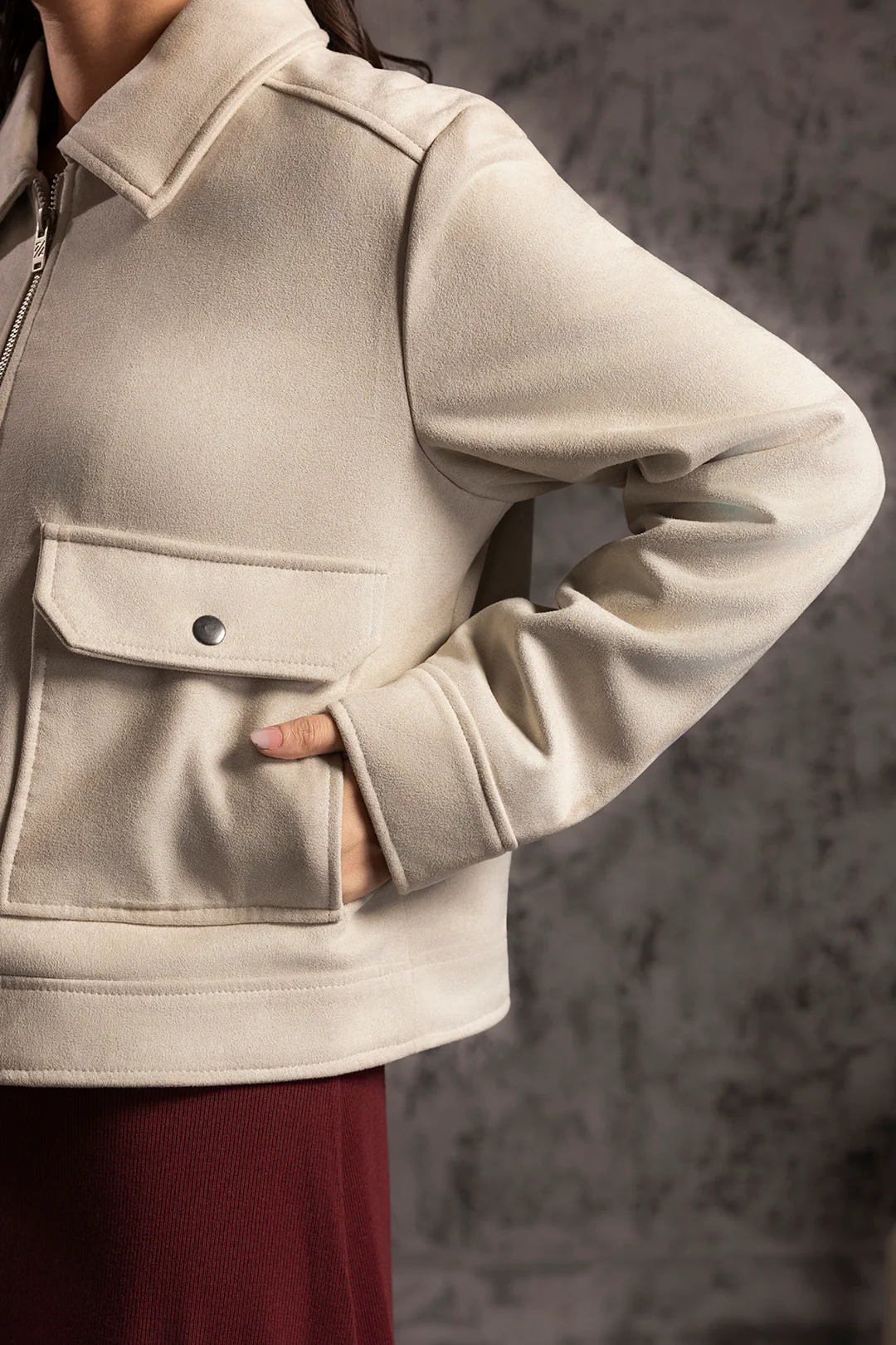 Suede Jacket - 5001 - Image 11
