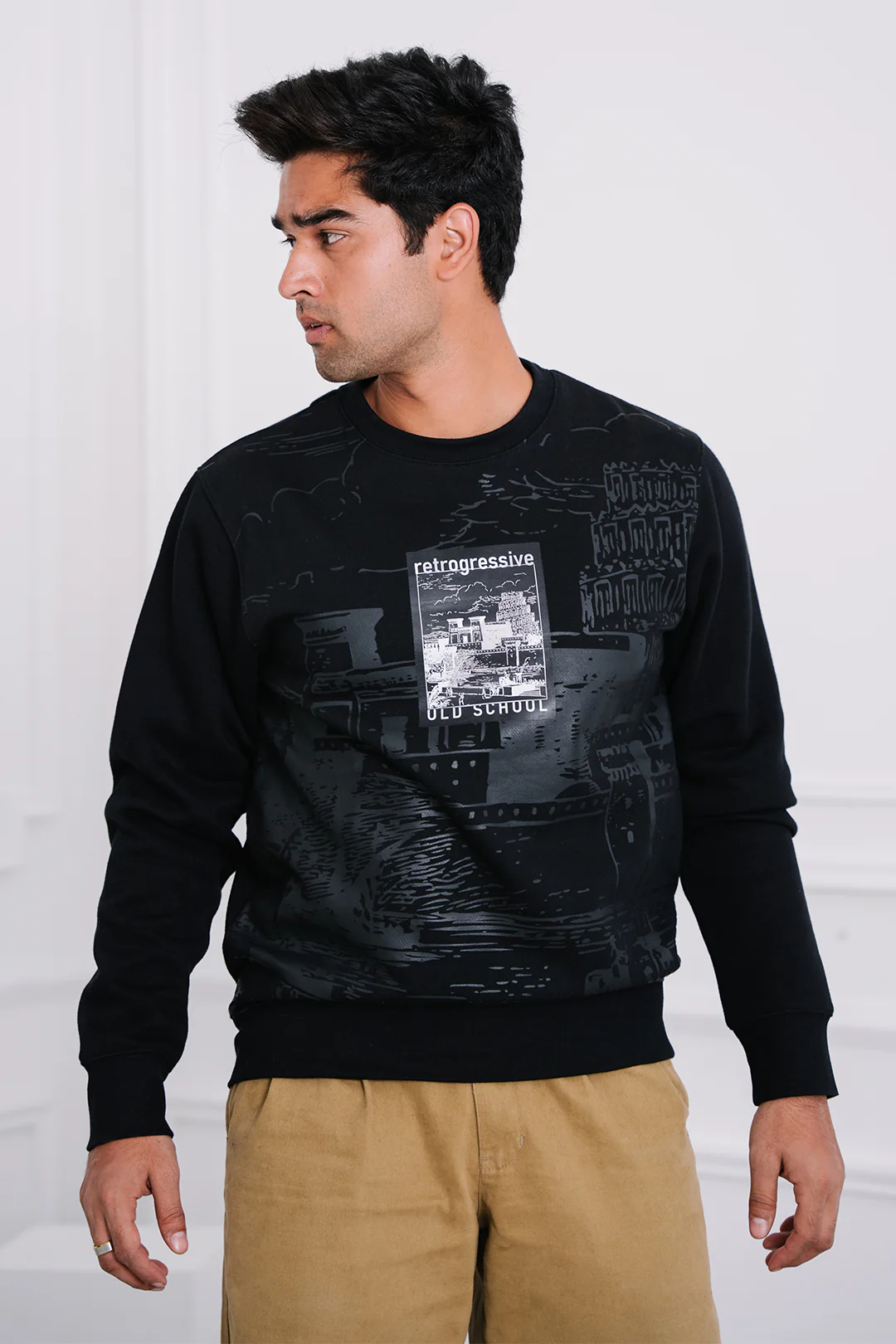 Graphic Sweat Shirt - 5002 - Image 8