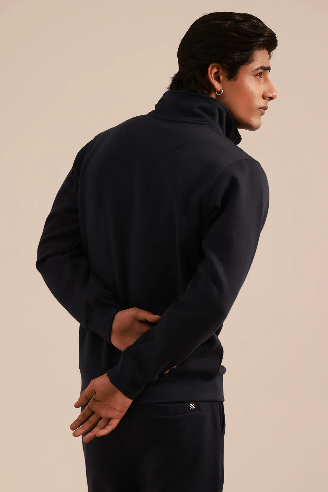Mock Neck Sweat Shirt - 5001 - Image 6