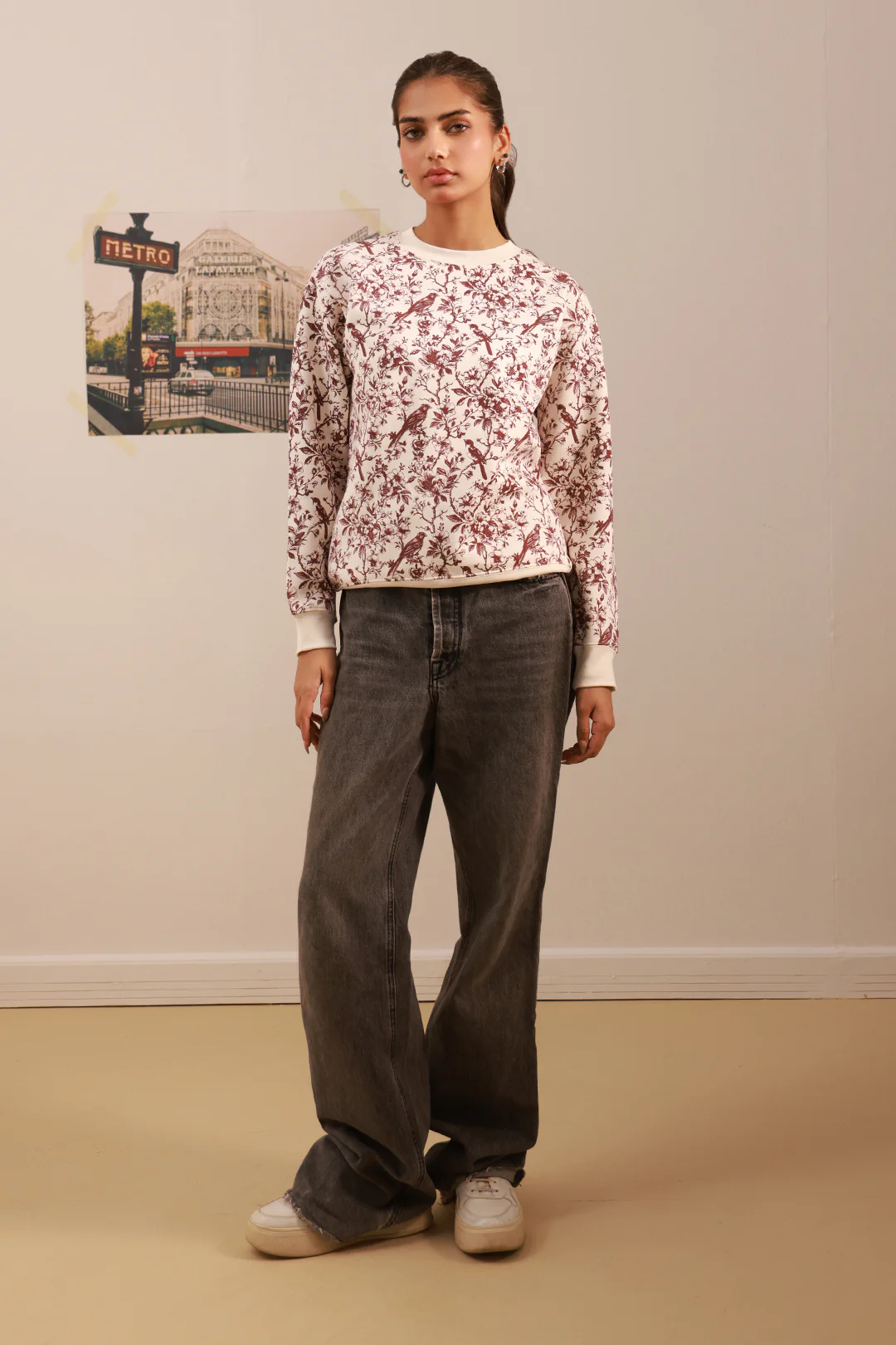 Graphic Sweat Shirt - 4008 - Image 2