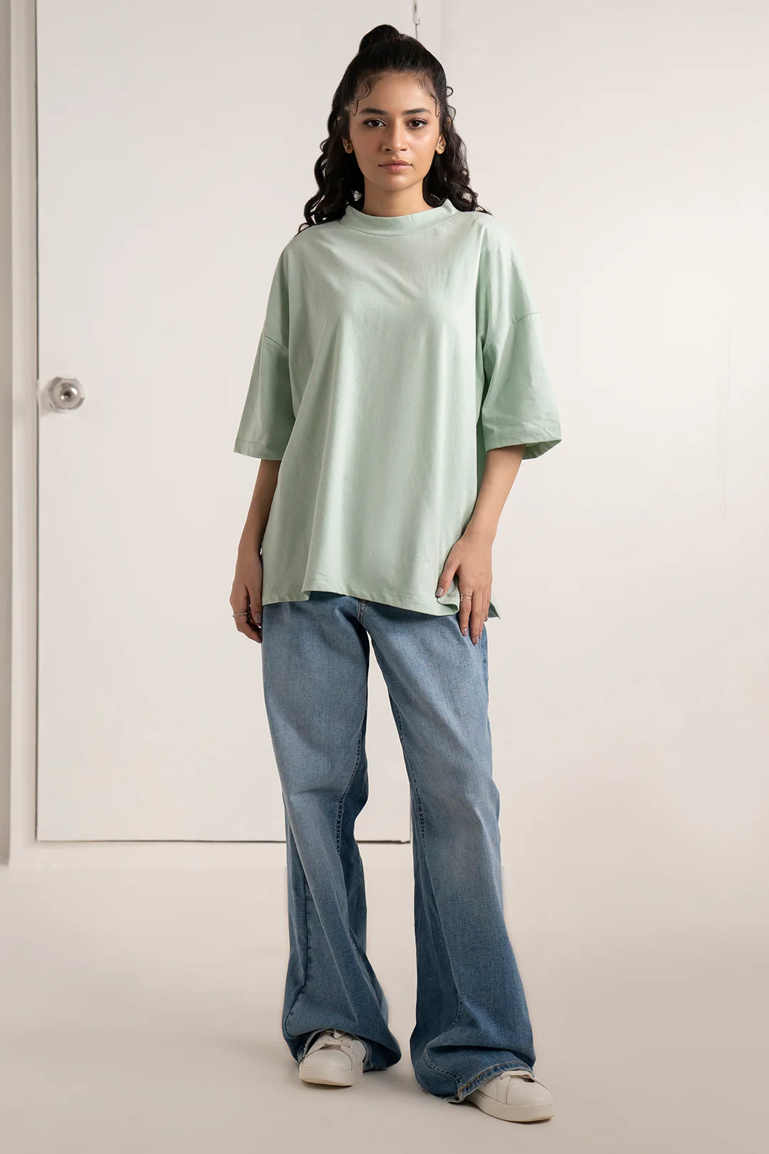 Oversized Basic T-Shirt - 5013 - Image 2