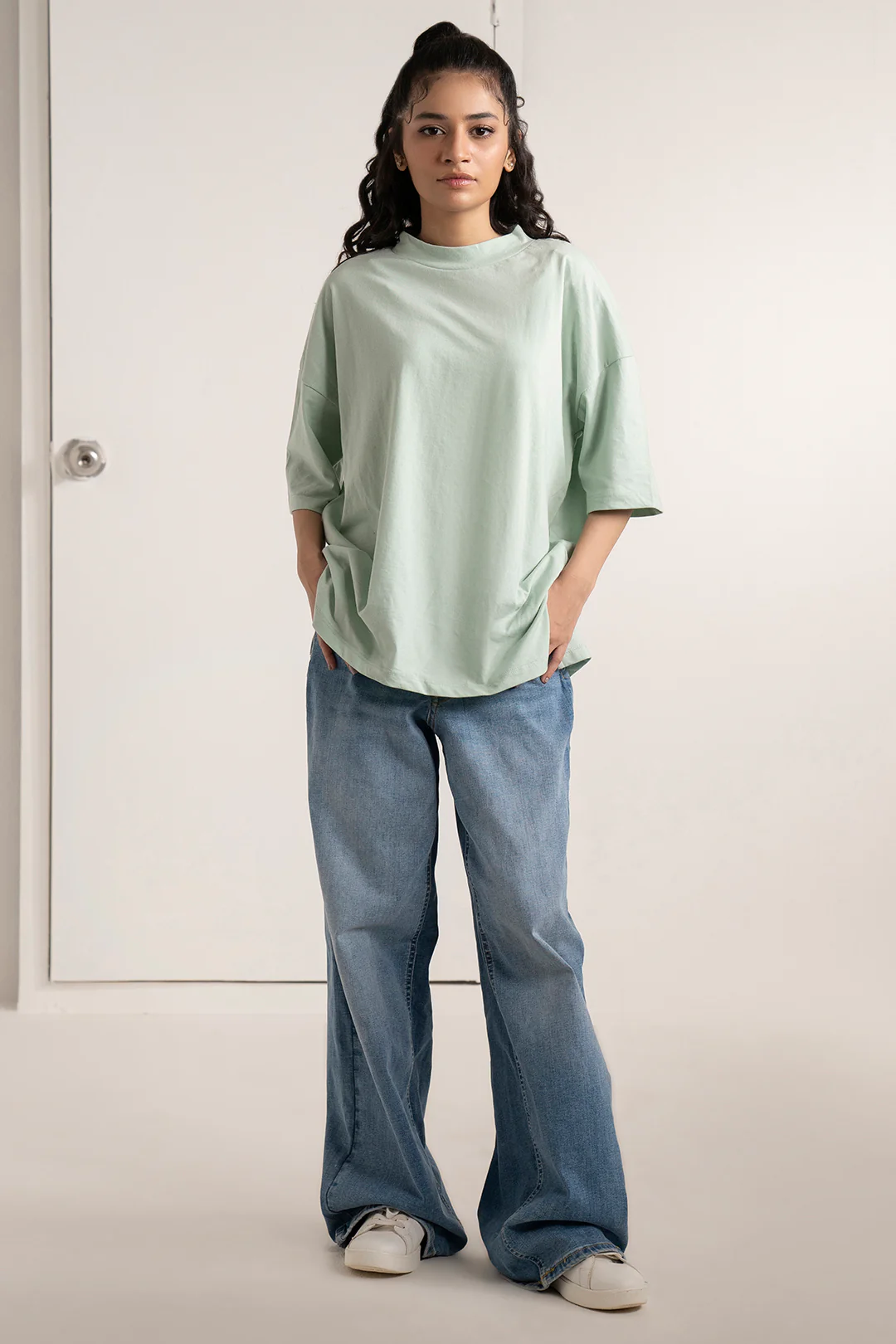 Oversized Basic T-Shirt - 5013 - Image 3
