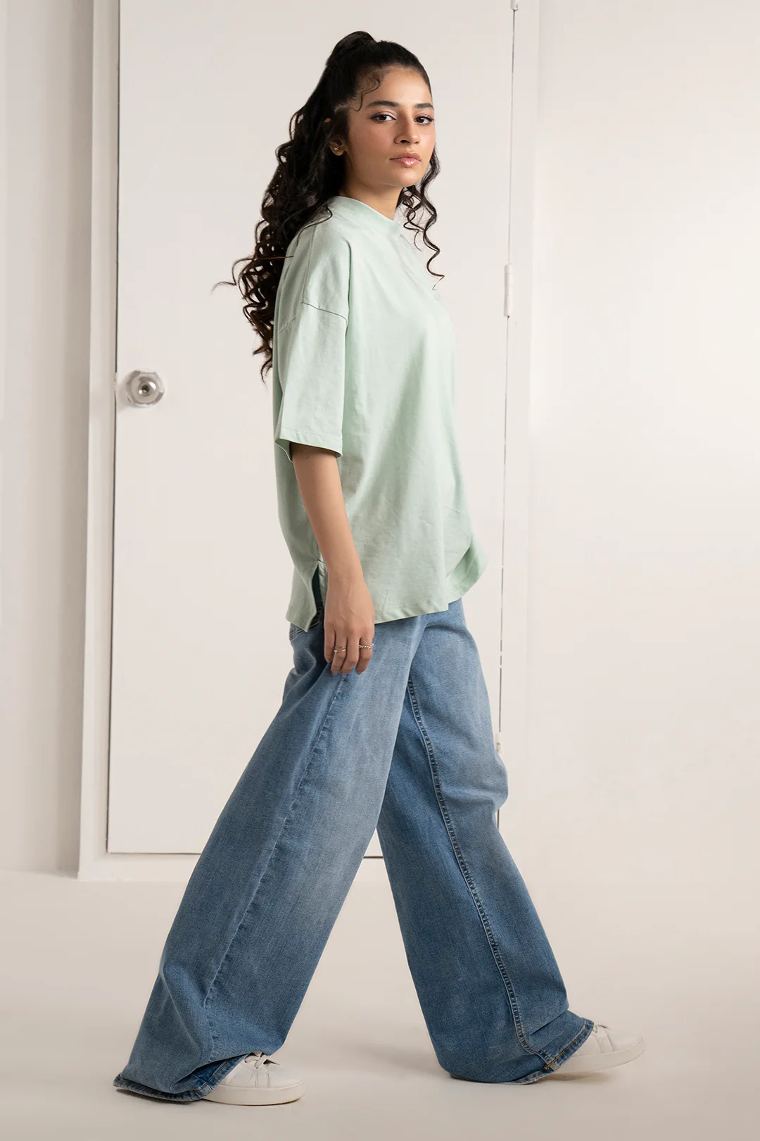 Oversized Basic T-Shirt - 5013 - Image 5