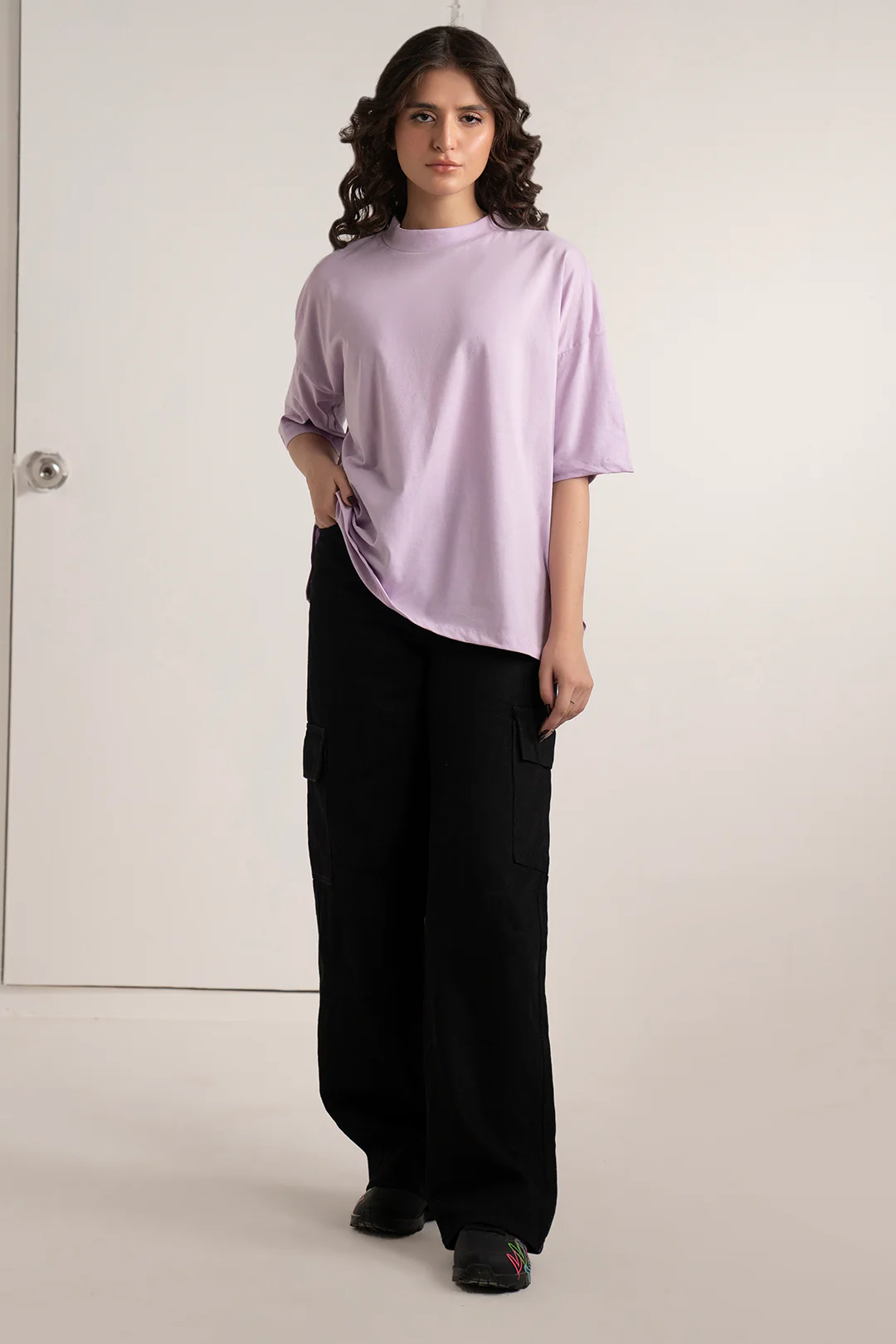 Oversized Basic T-Shirt - 5015 - Image 2